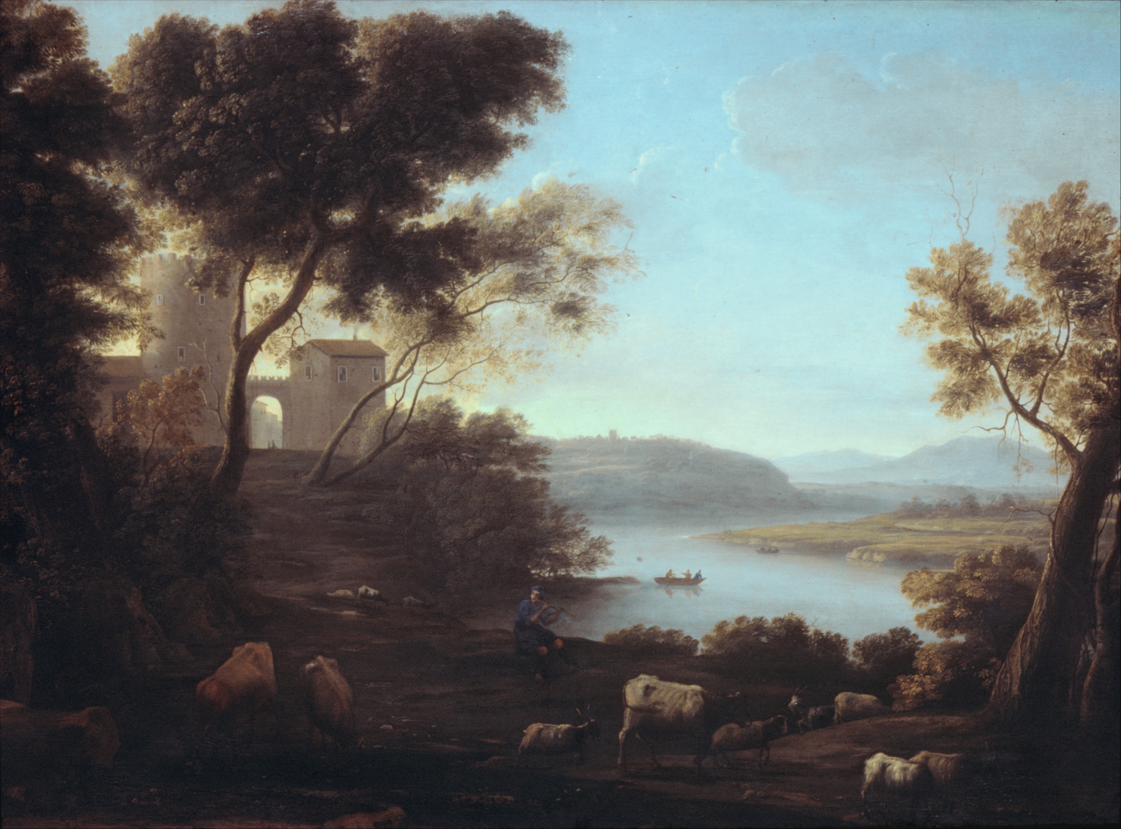 La campiña romana by Claude Lorrain