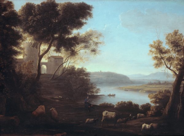 La campiña romana by Claude Lorrain