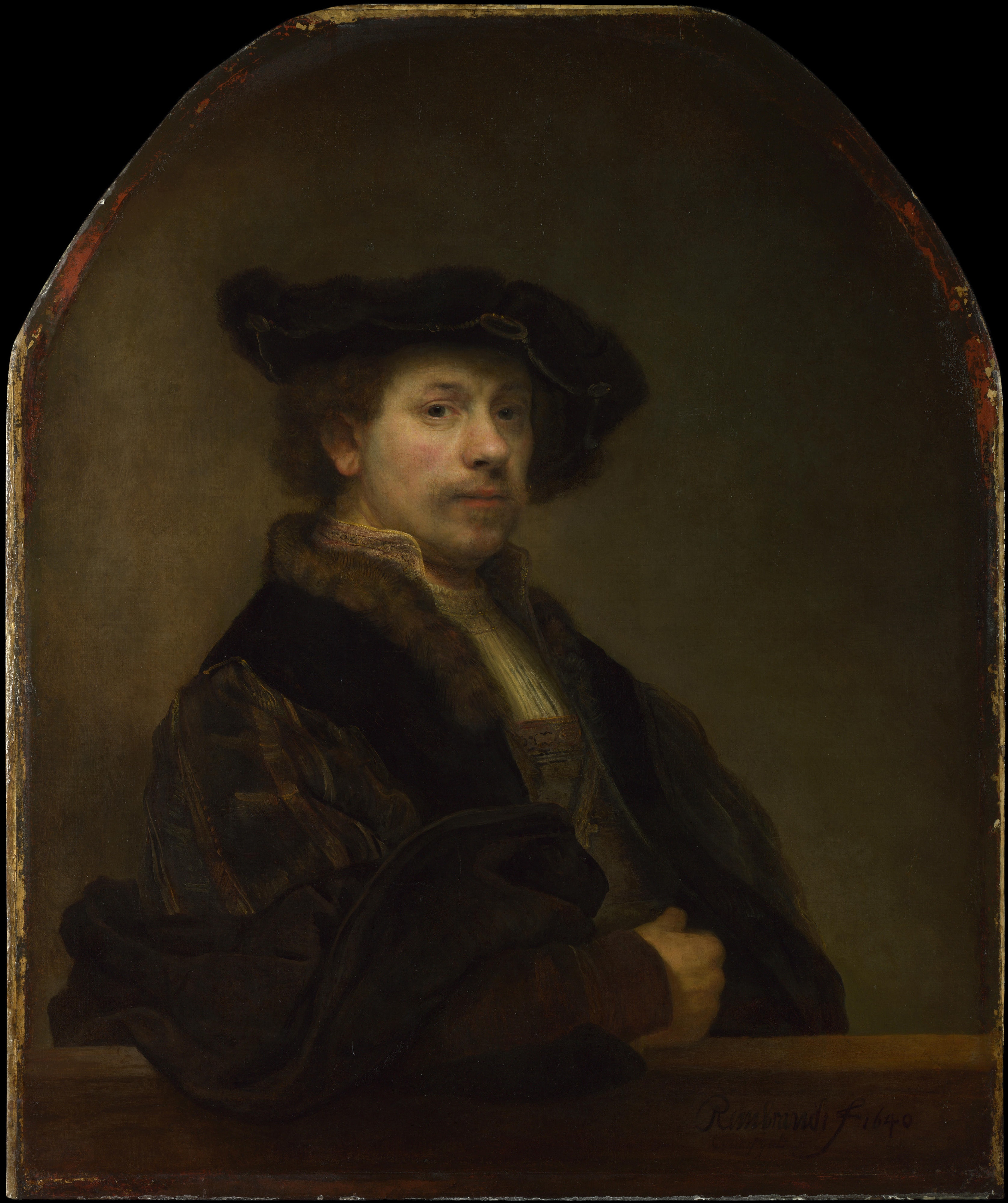 Self Portrait at the Age of 34 by Rembrandt