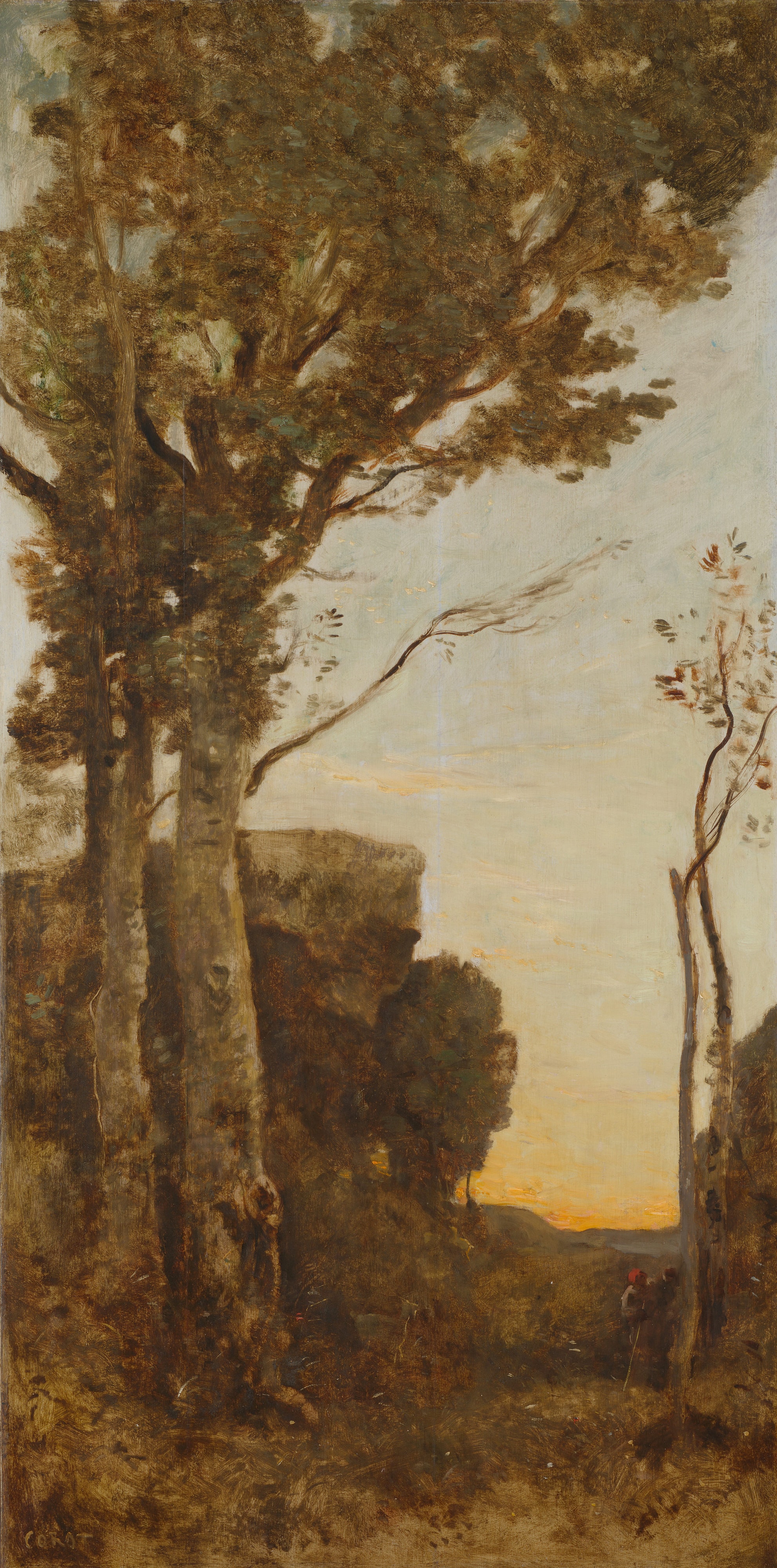 The Four Times of Day (Morning) by Jean-Baptiste Camille Corot