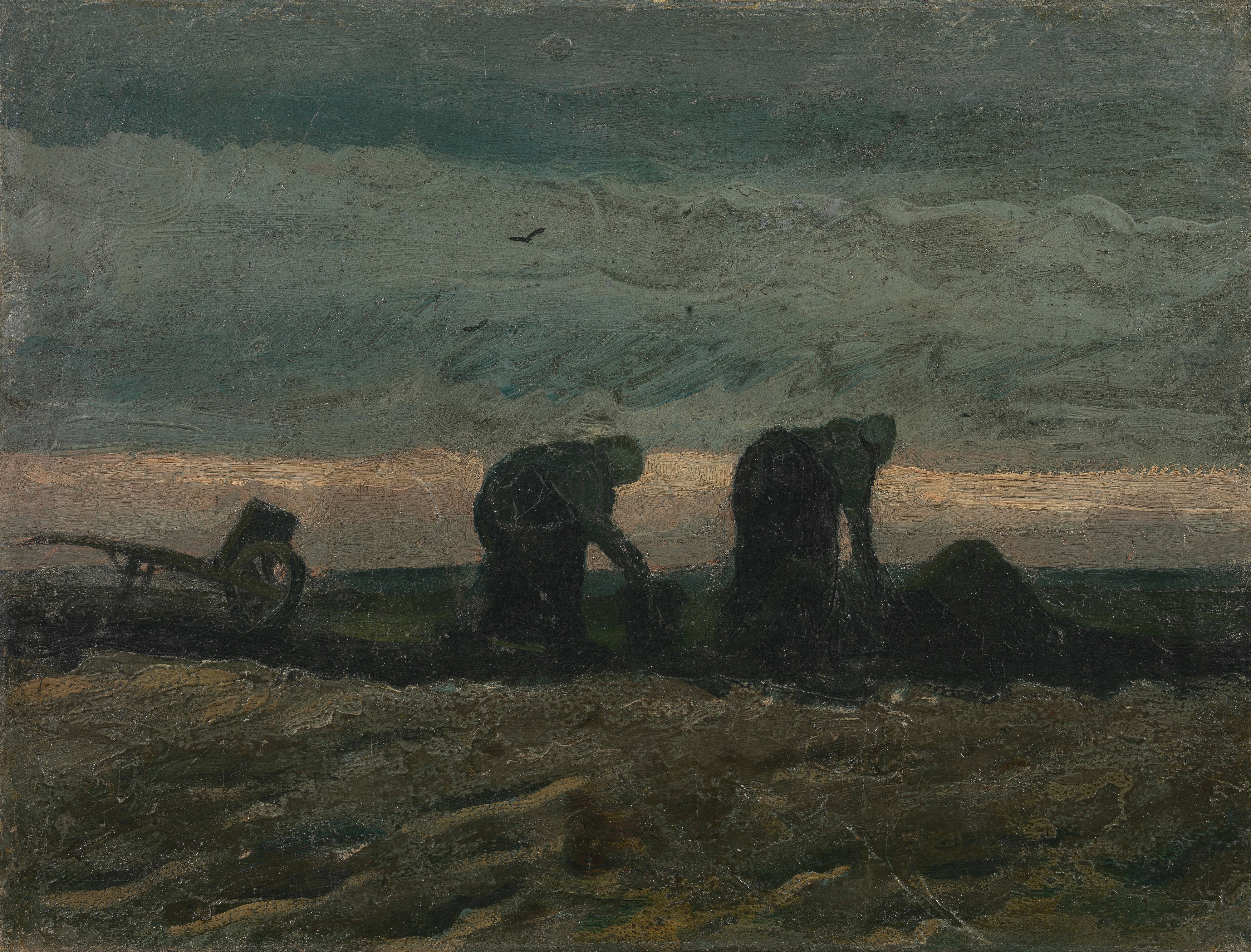 Women on the Peat Moor, 1883, by Vincent van Gogh