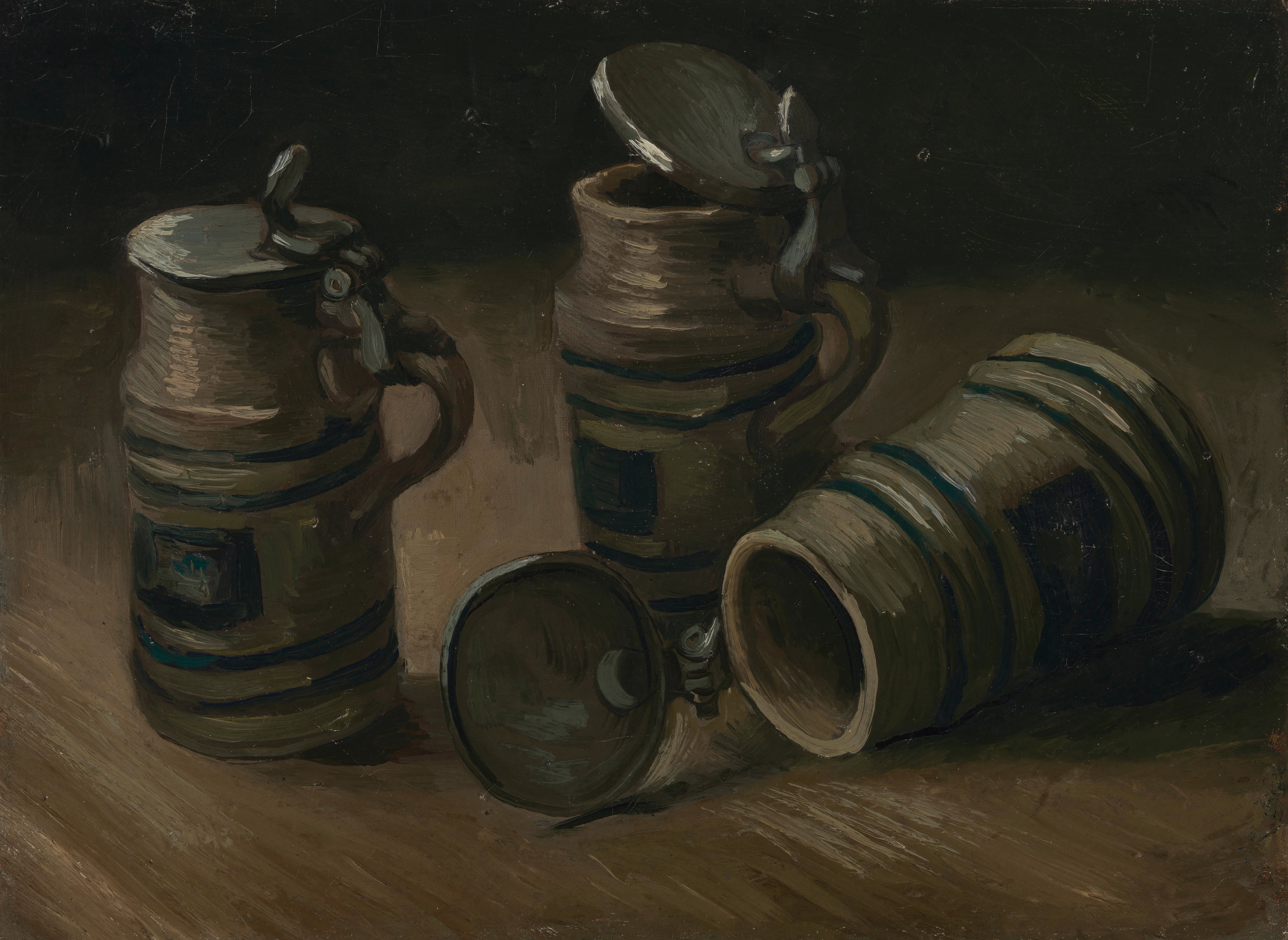 Beer Tankards, 1885, by Vincent van Gogh
