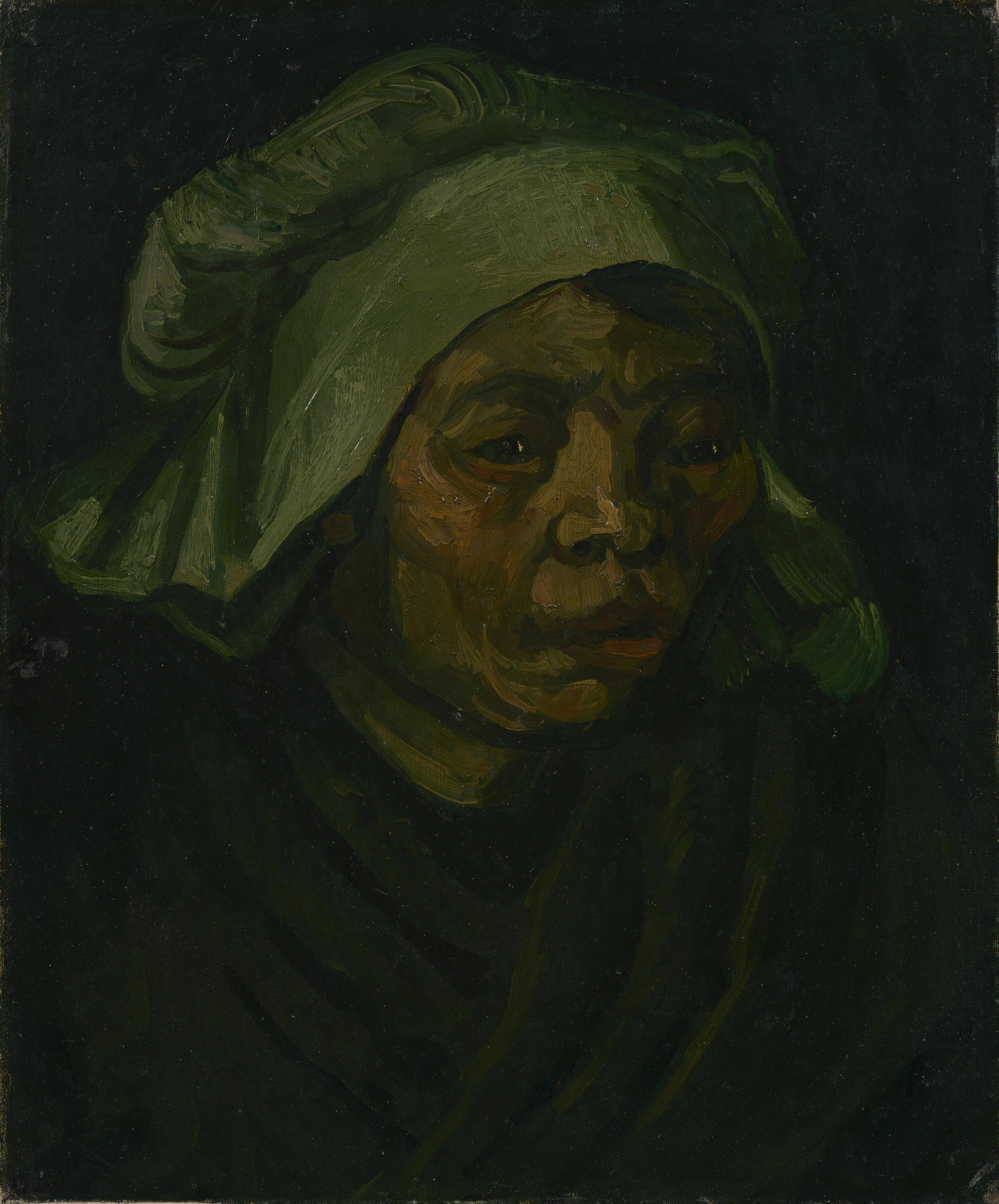 Head of a Woman, 1885, by Vincent van Gogh
