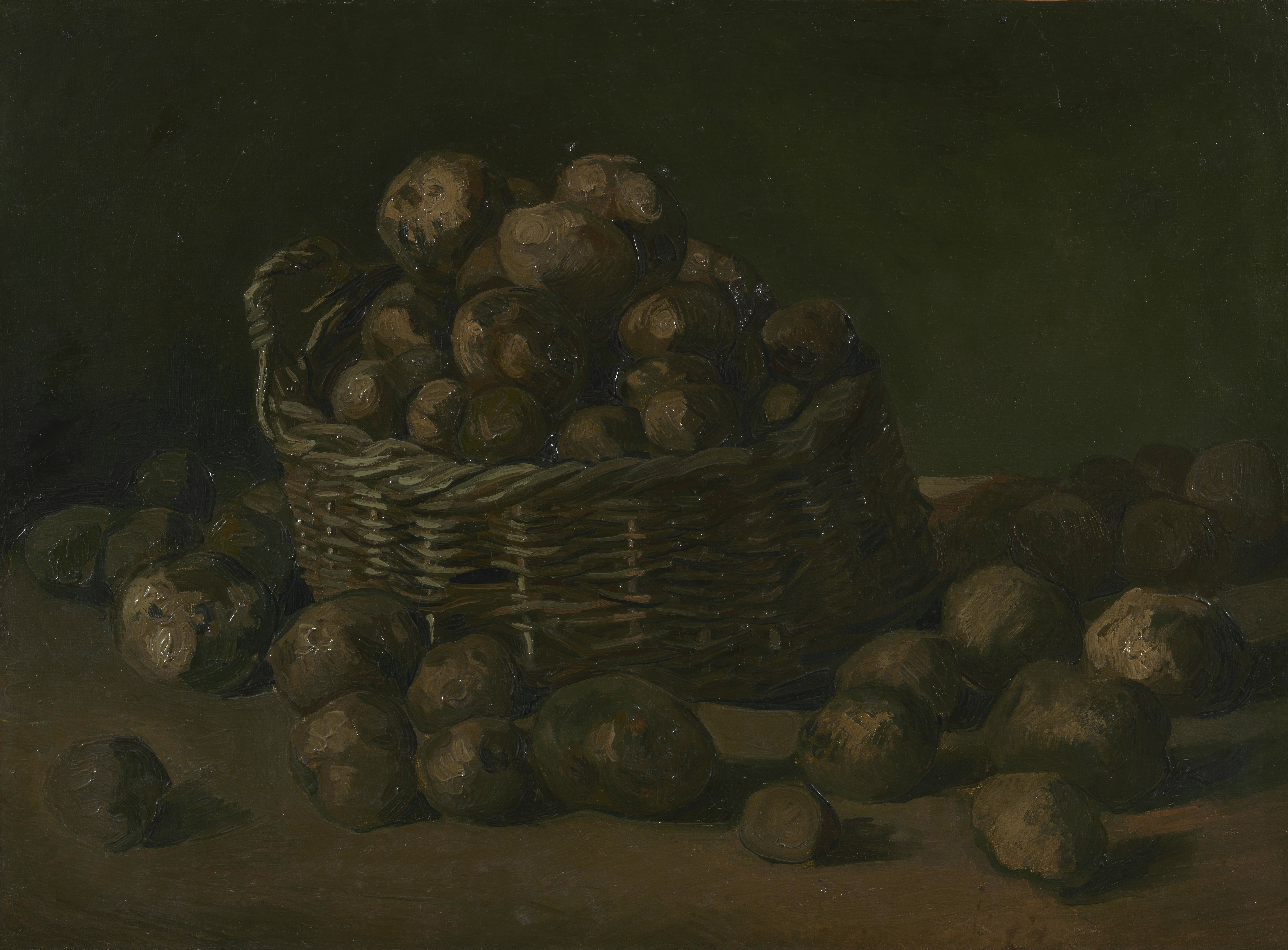 Basket of Potatoes, 1885, by Vincent van Gogh