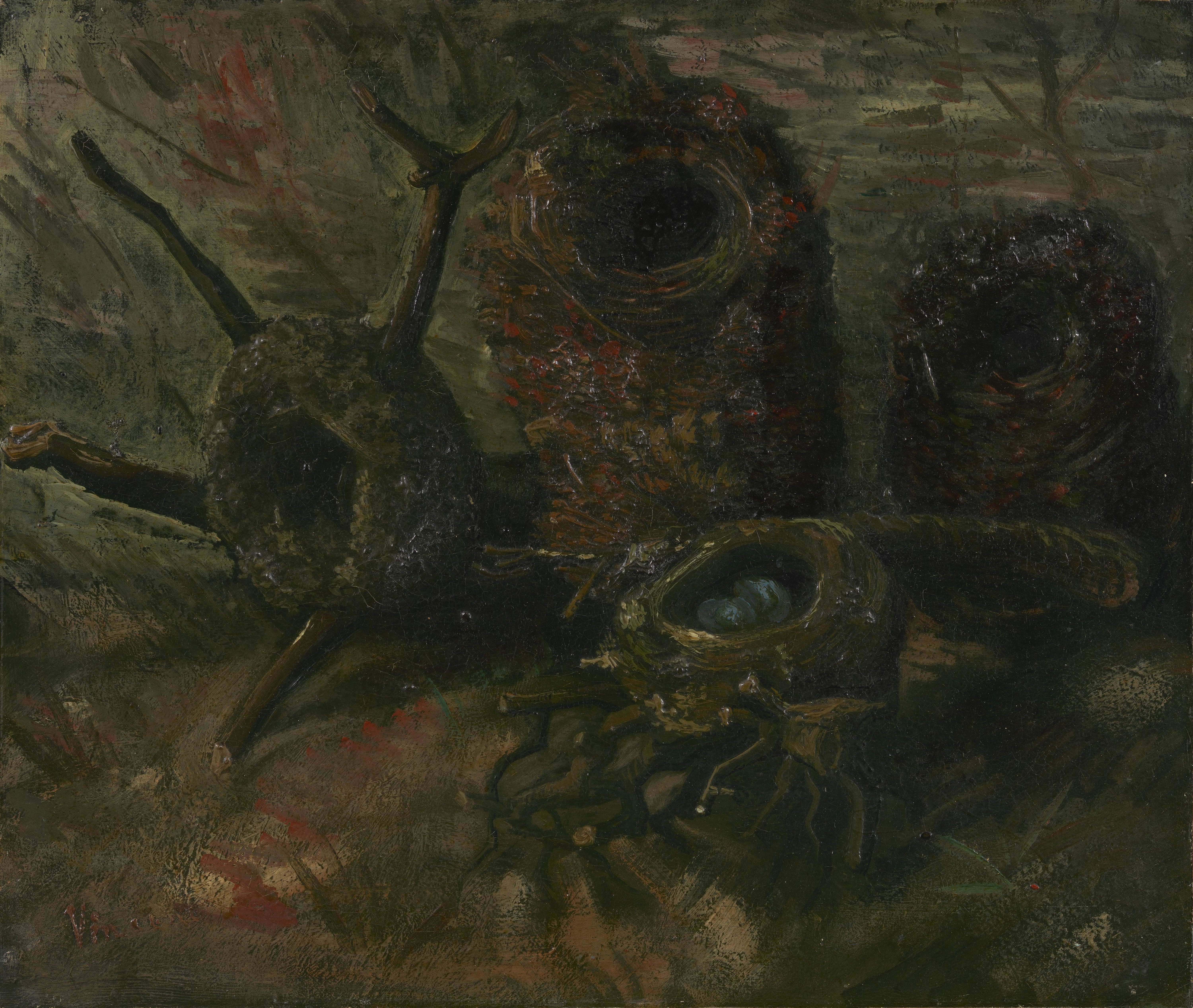 Birds' Nests, 1885, by Vincent van Gogh