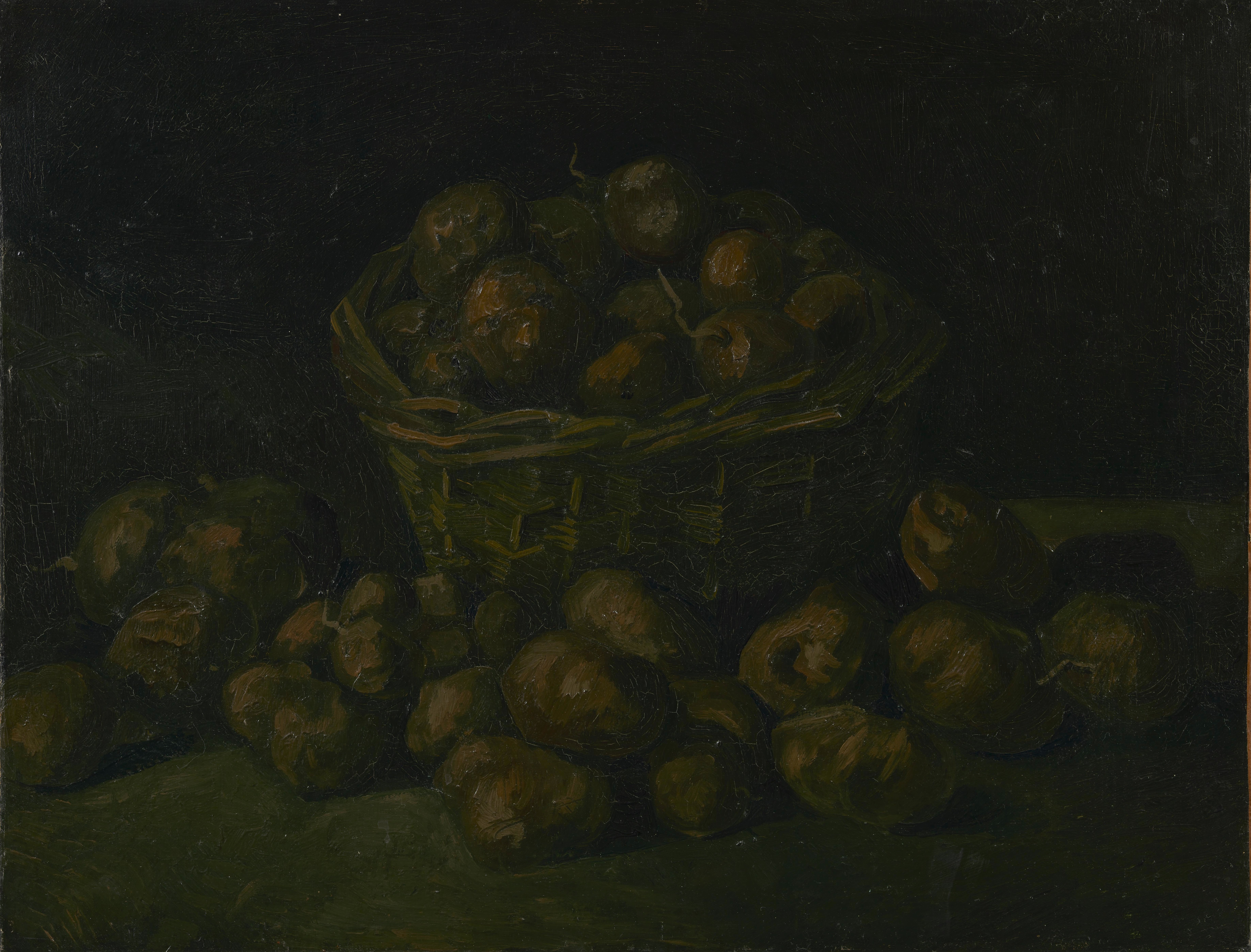 Basket of Potatoes, 1885-09, by Vincent van Gogh
