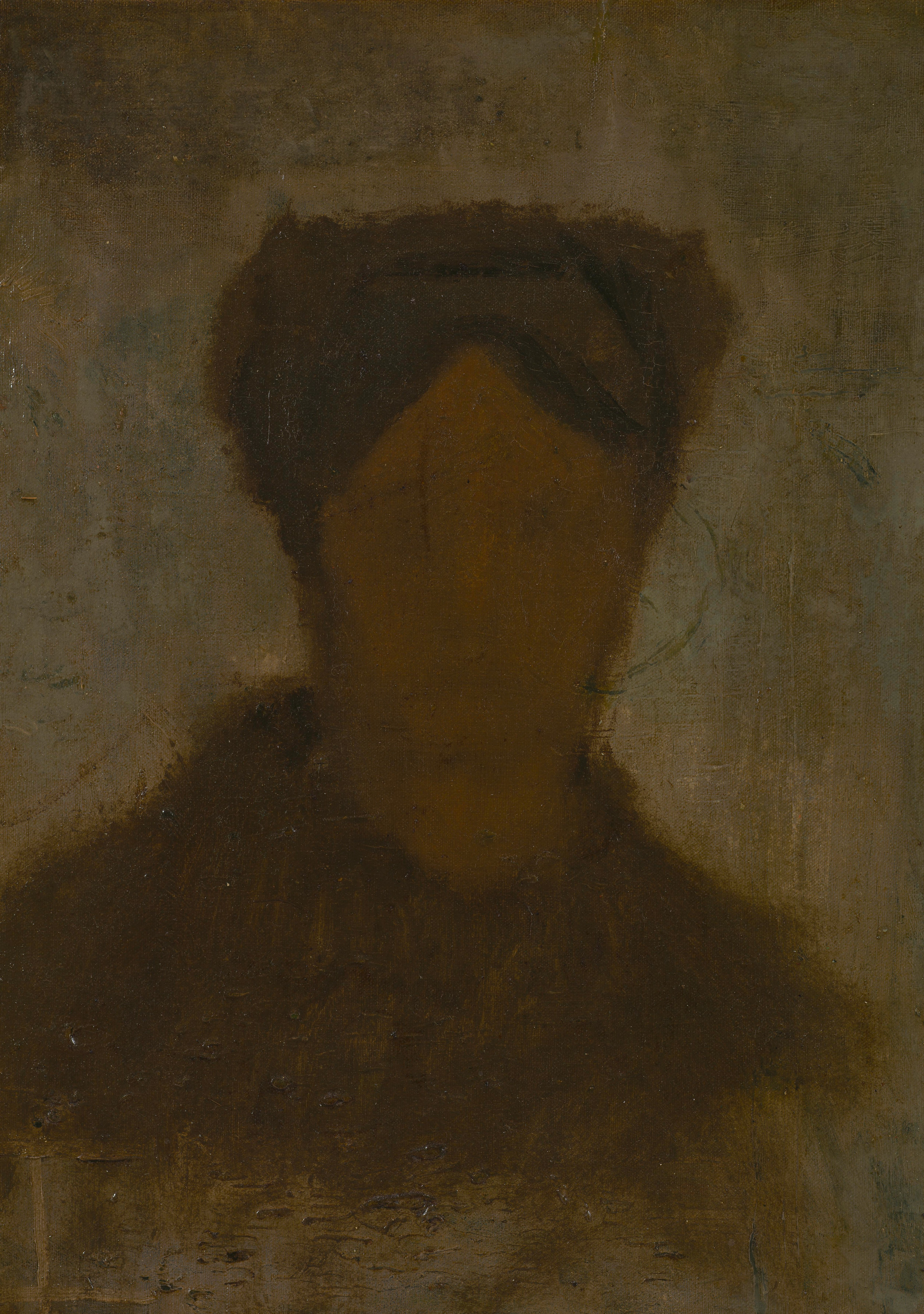 Head of a Woman, 1884-11, by Vincent van Gogh