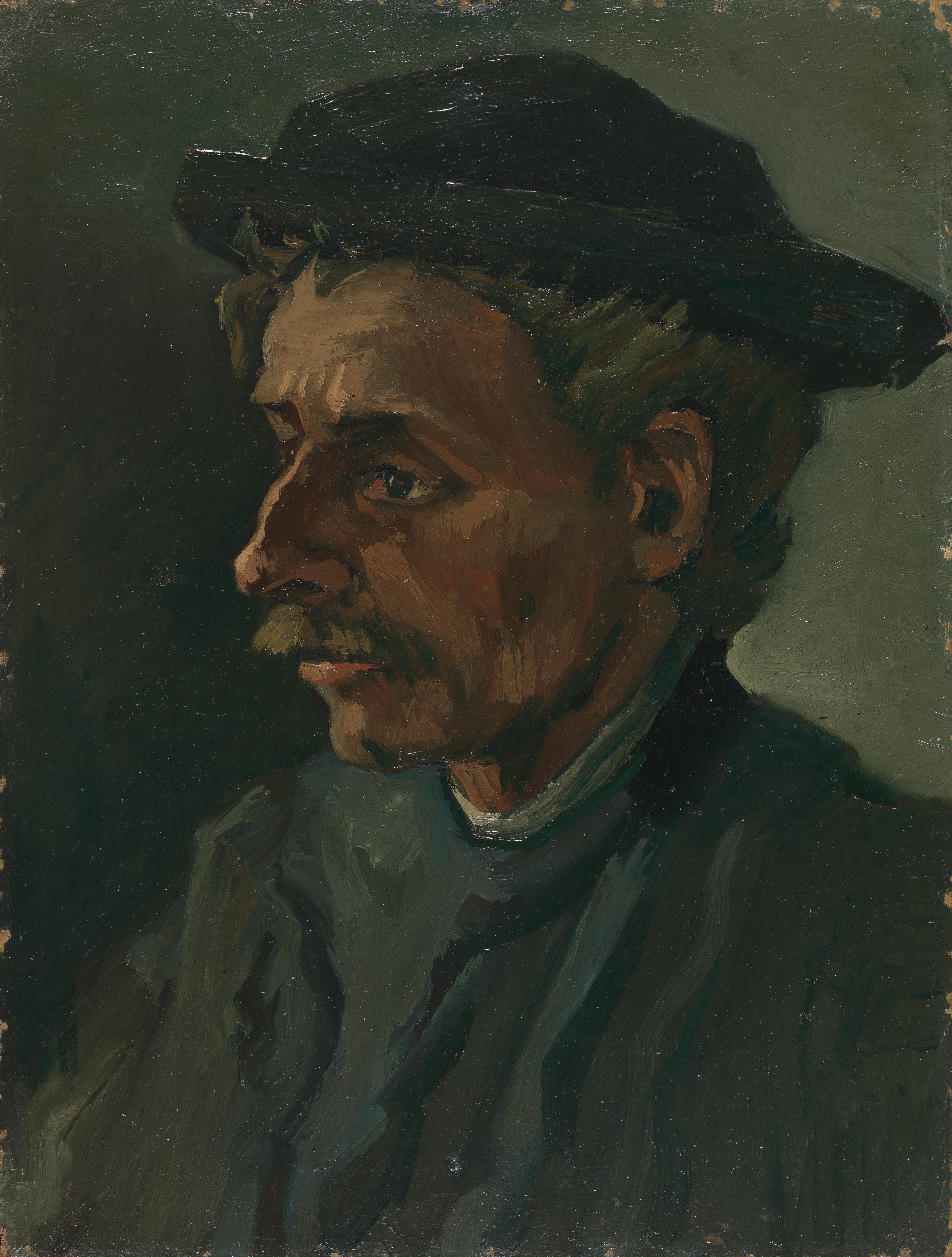 Head of a Man, 1885, by Vincent van Gogh