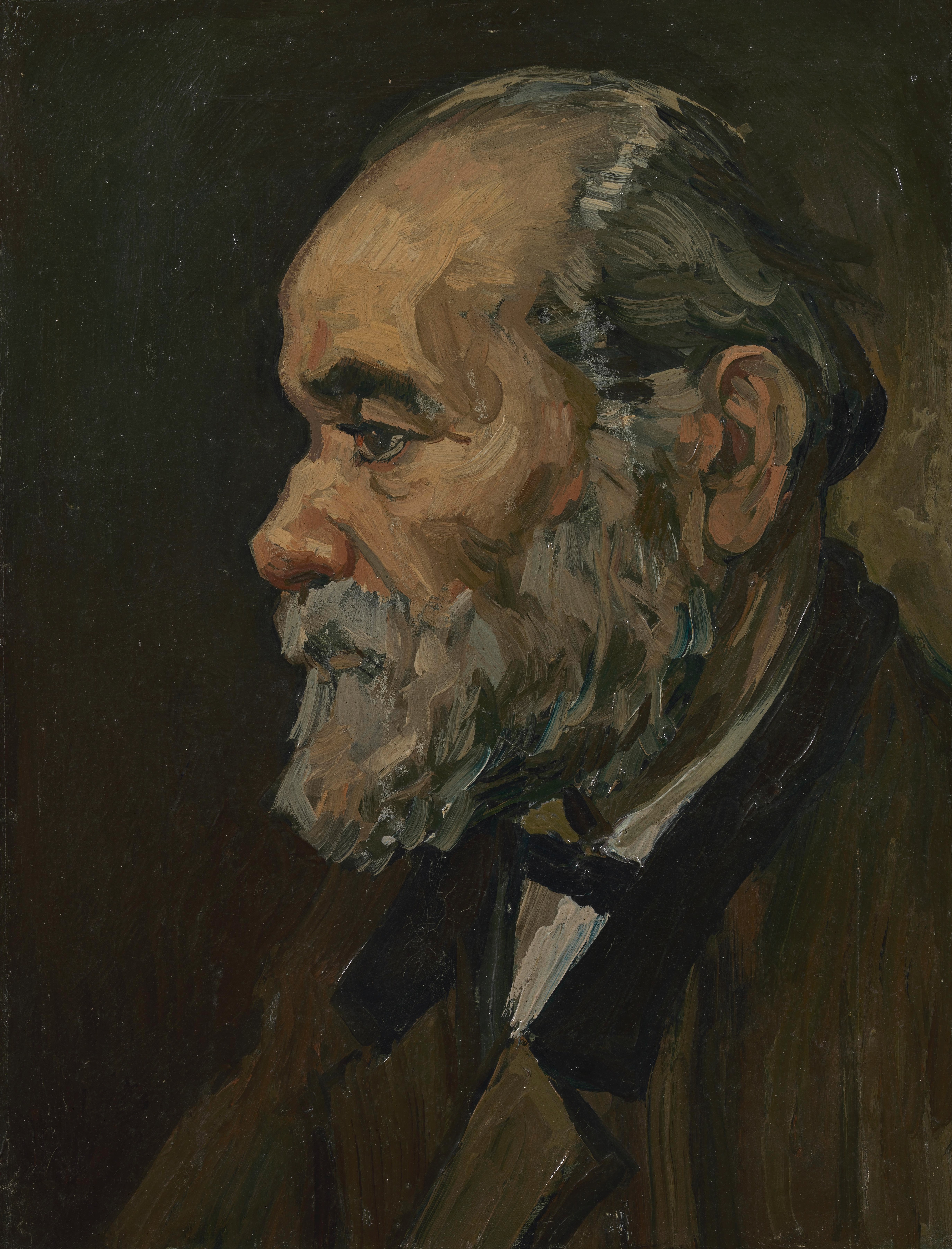 Portrait of an Old Man, 1885-12, by Vincent van Gogh