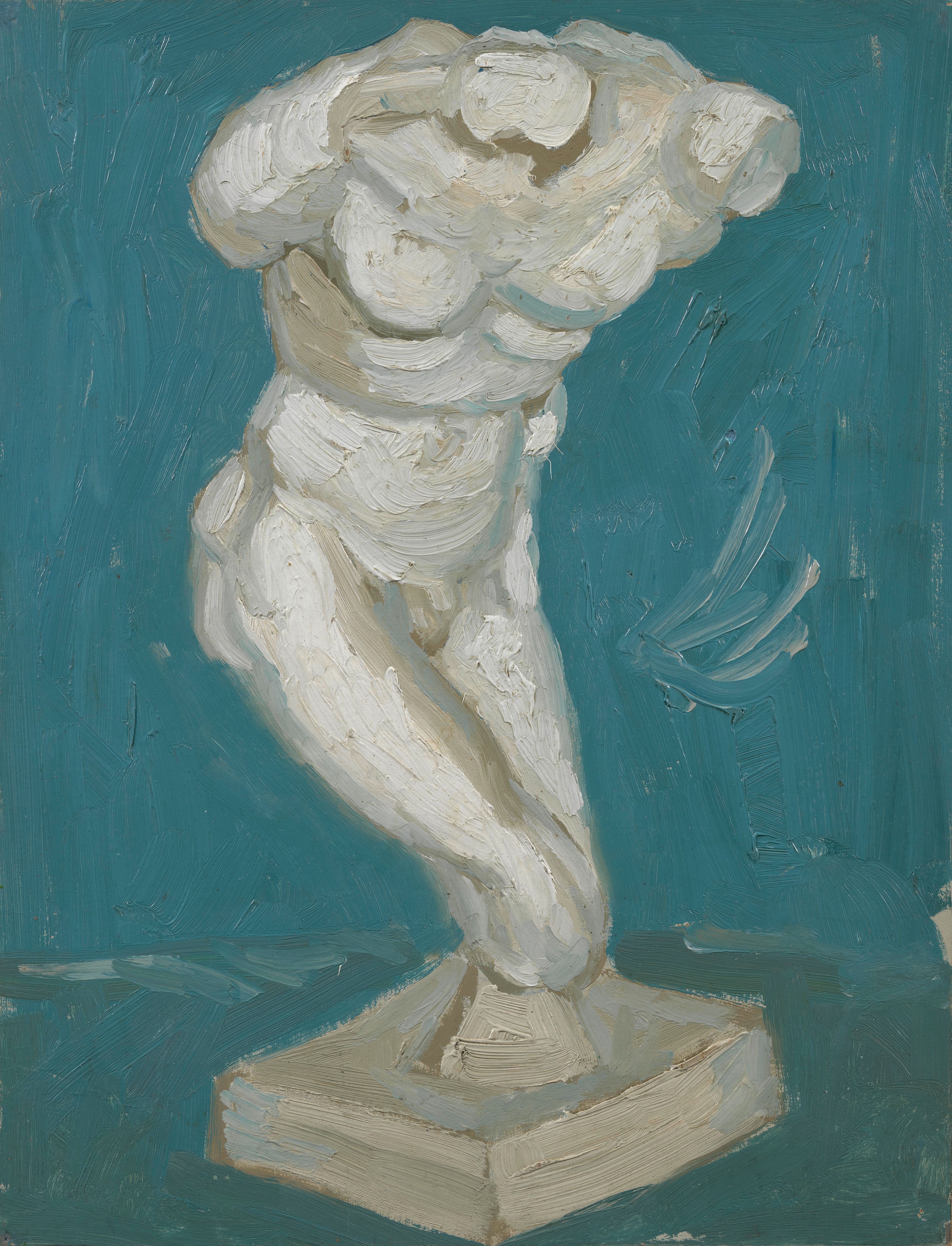 Male Torso, 1886, by Vincent van Gogh
