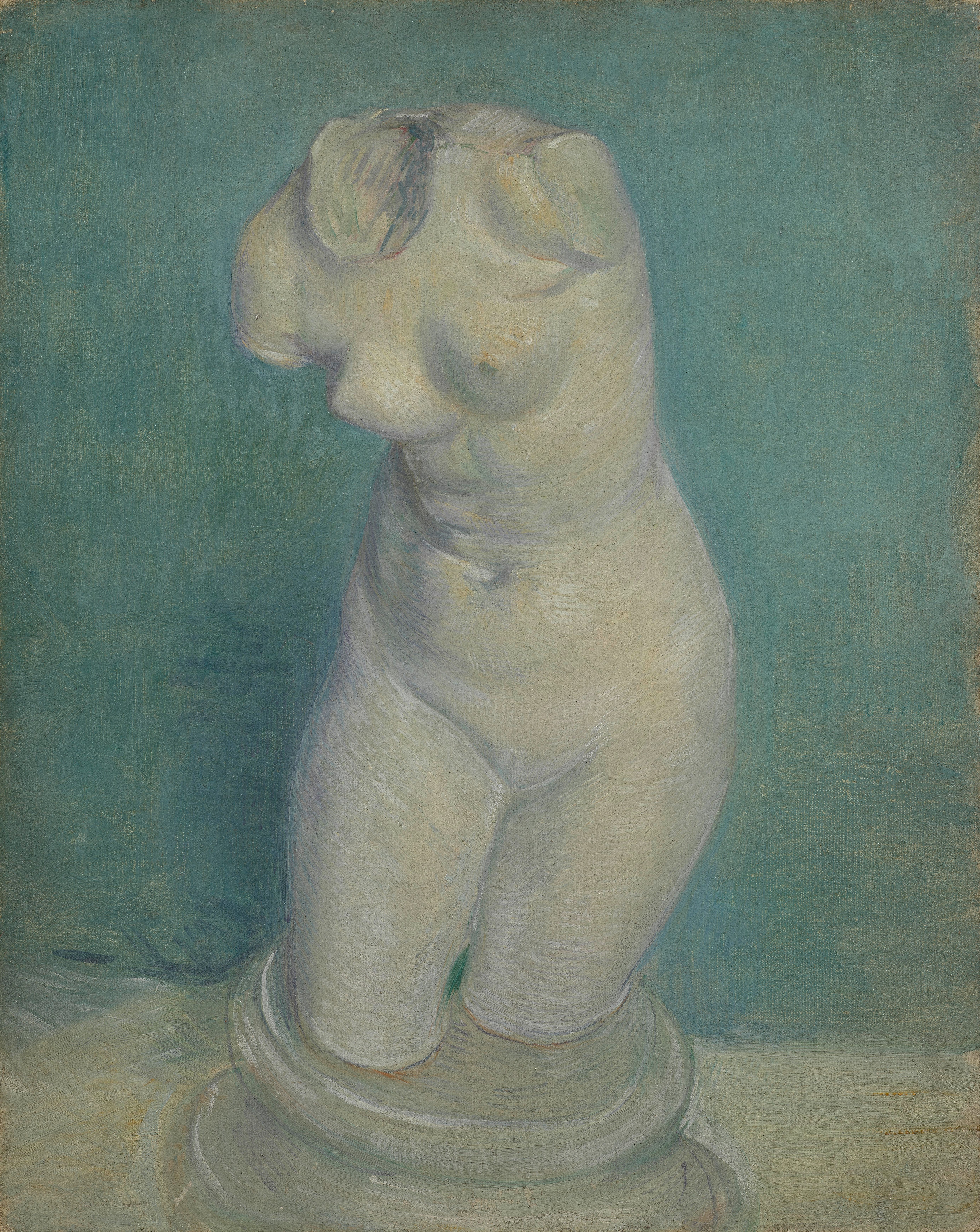 Plaster Cast of a Woman's Torso, 1887, by Vincent van Gogh