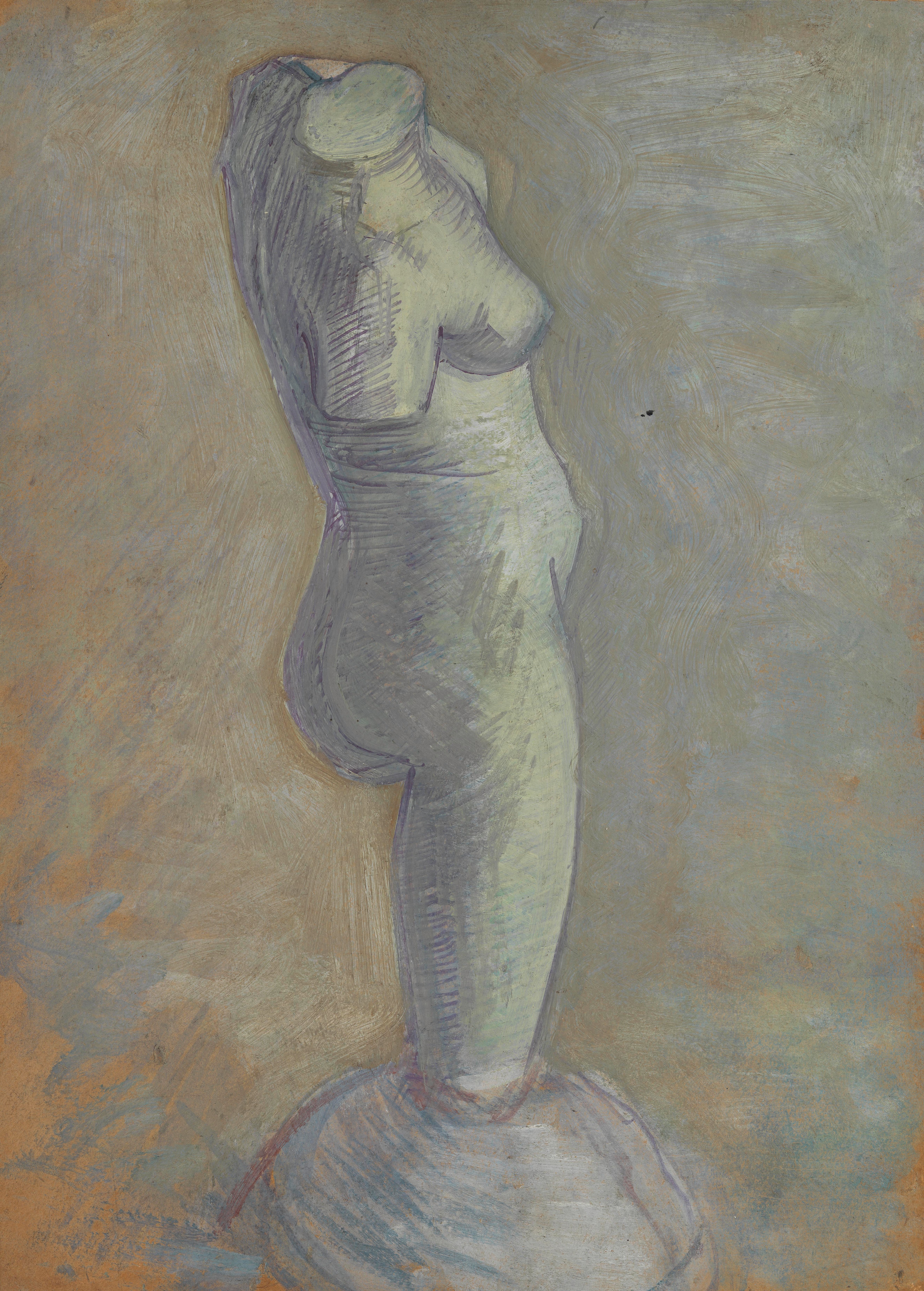 Plaster Cast of a Woman's Torso, 1887, by Vincent van Gogh