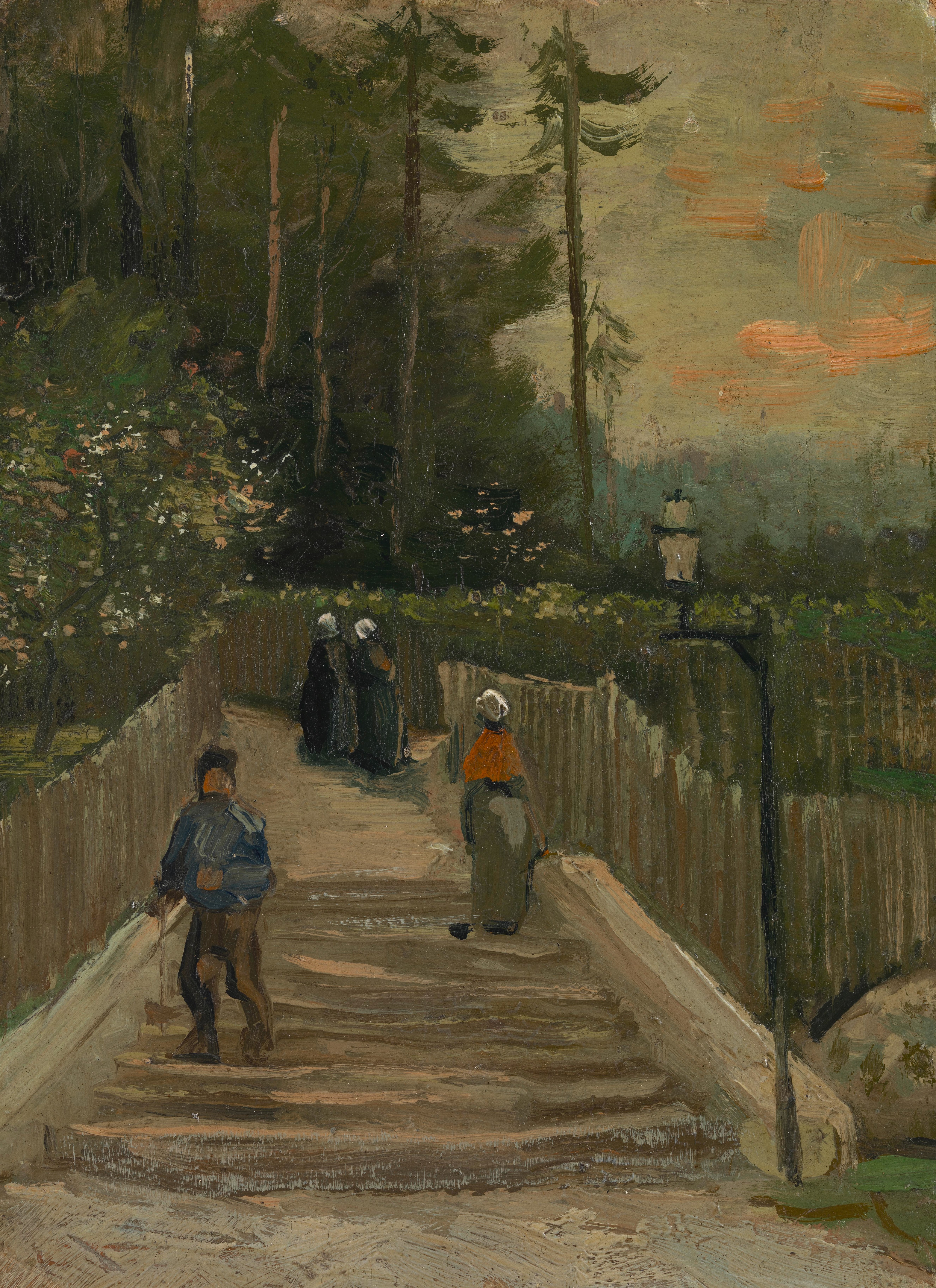 Path in Montmartre, 1886, by Vincent van Gogh