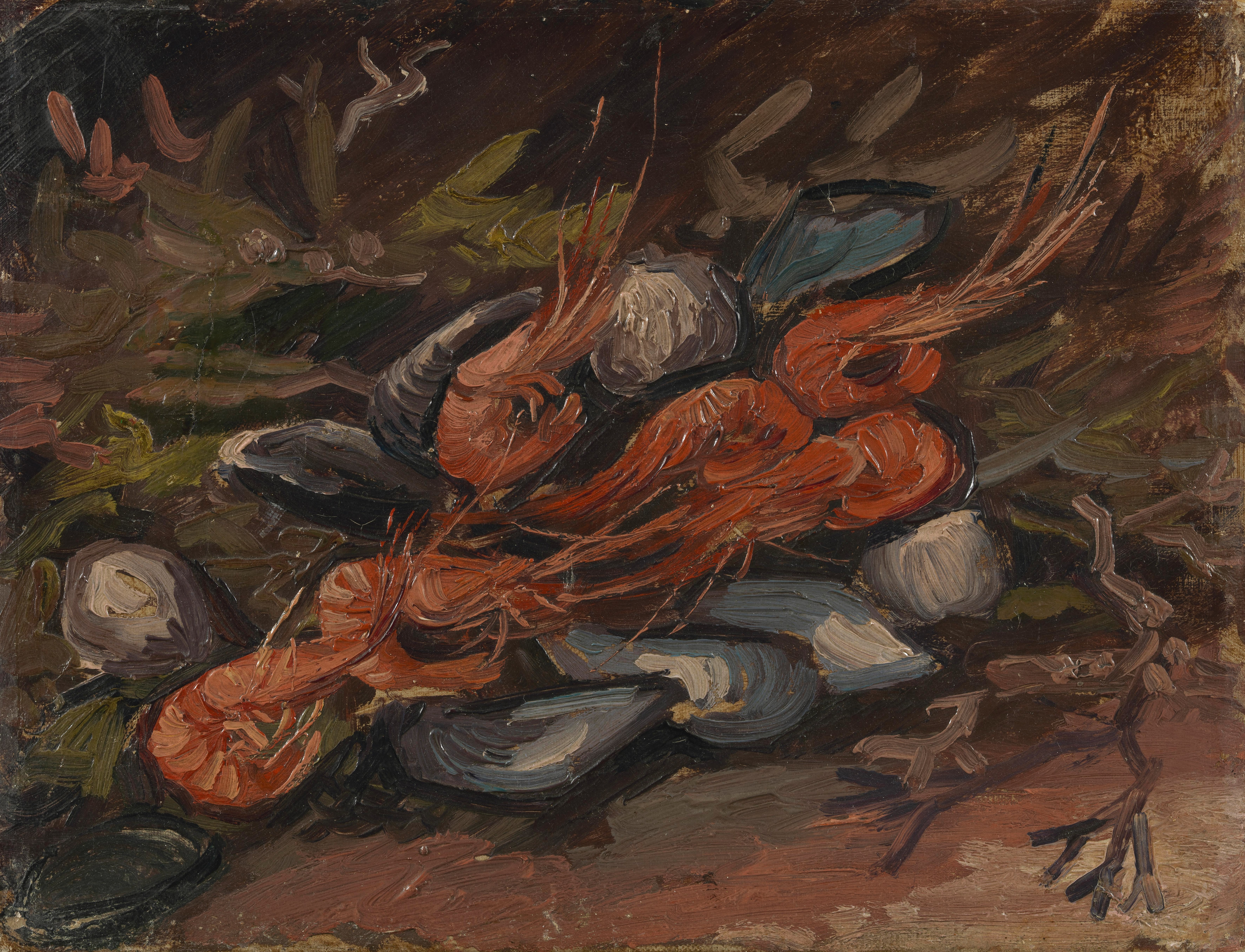 Prawns and Mussels, 1886, by Vincent van Gogh