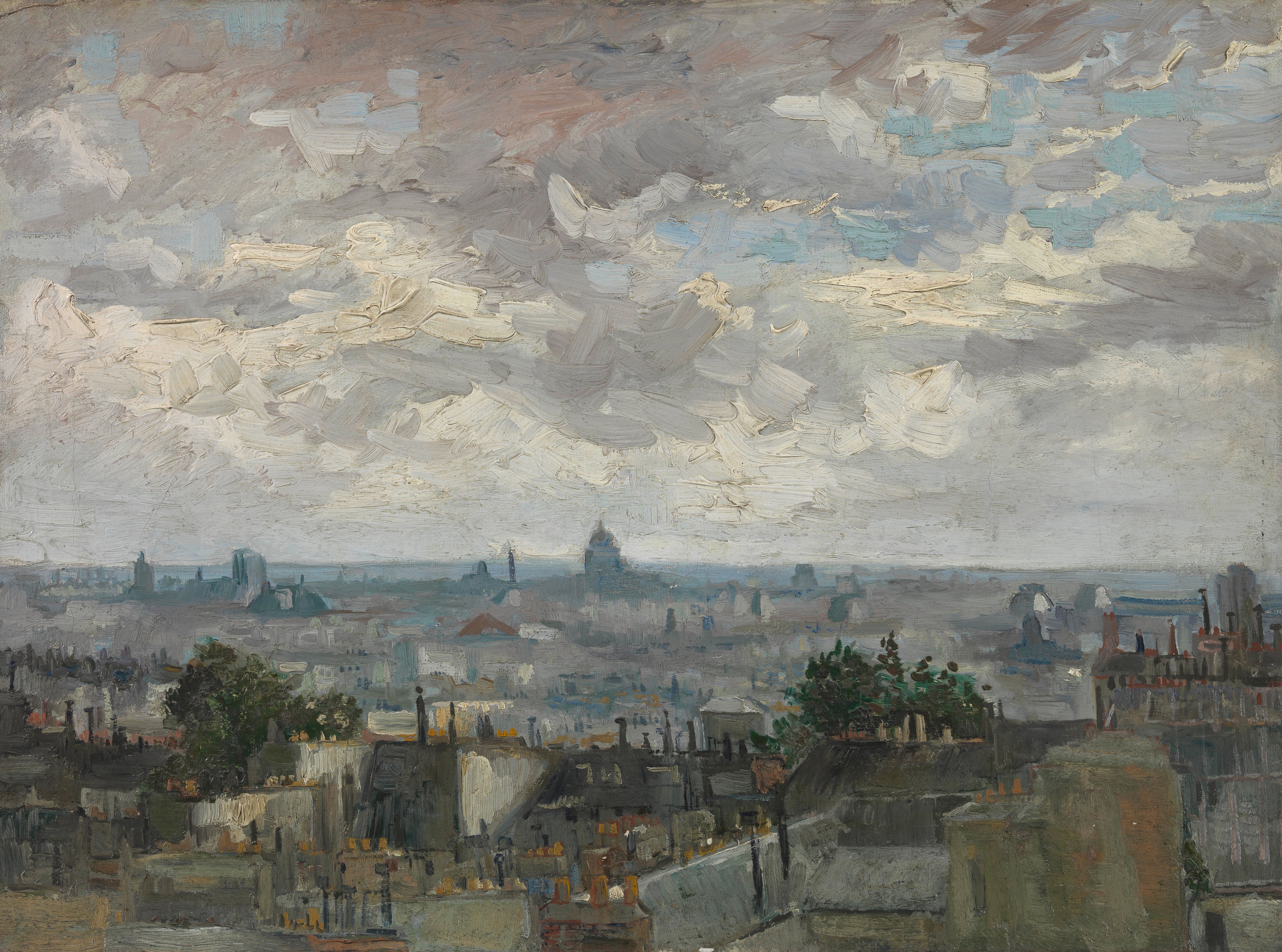 View of Paris, 1886, by Vincent van Gogh