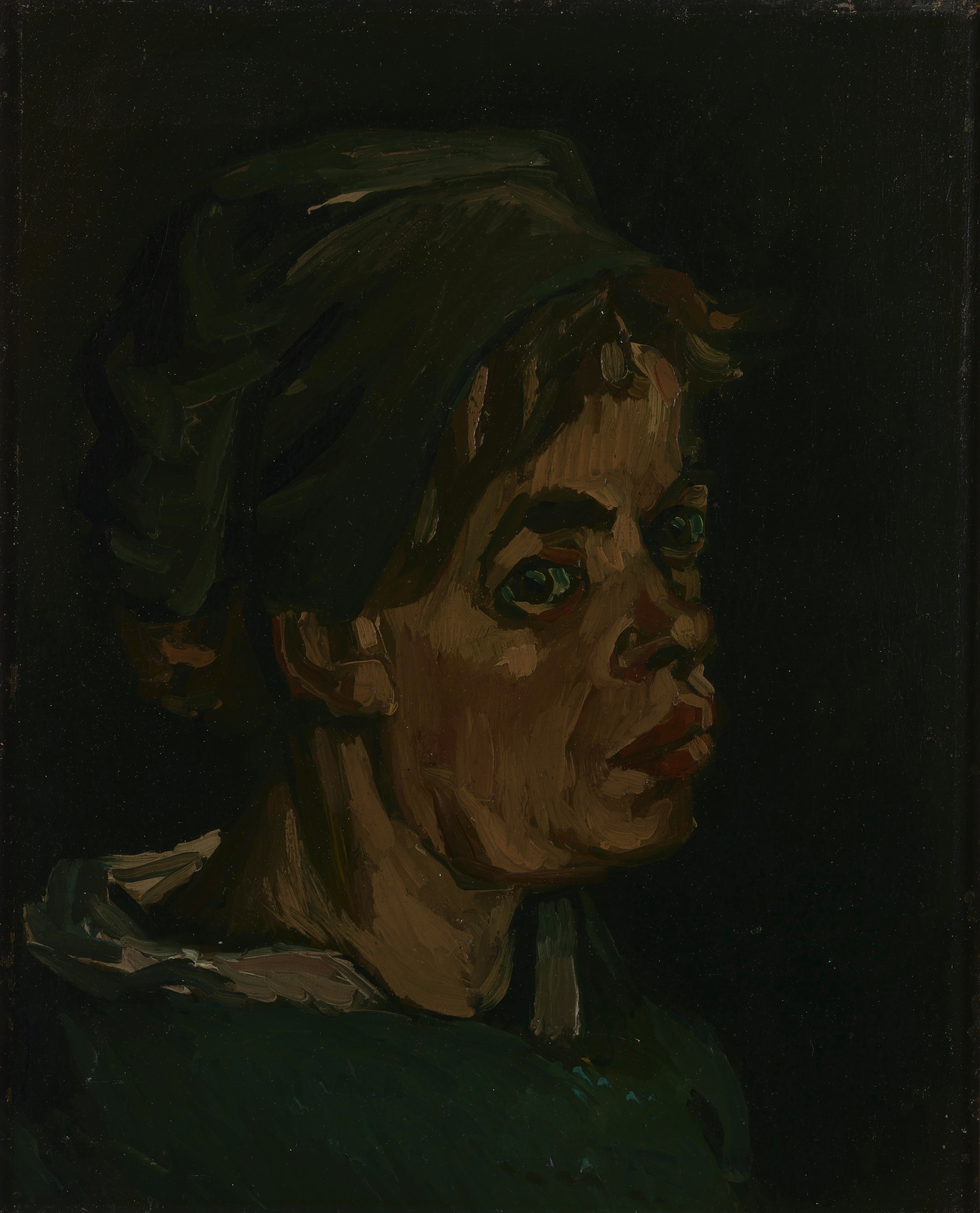 Head of a Woman, 1885, by Vincent van Gogh