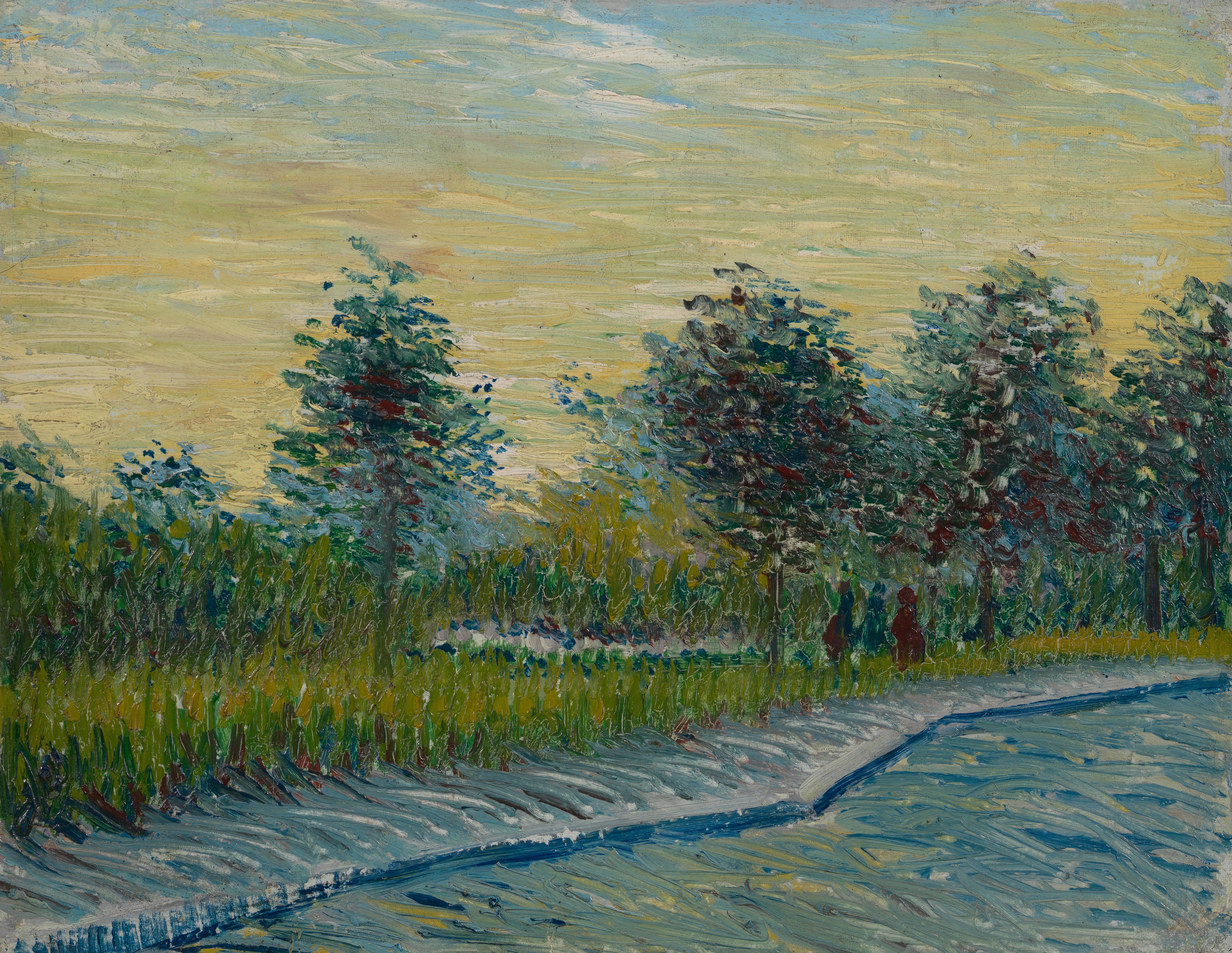 Square Saint-Pierre at Sunset, 1887-05, by Vincent van Gogh