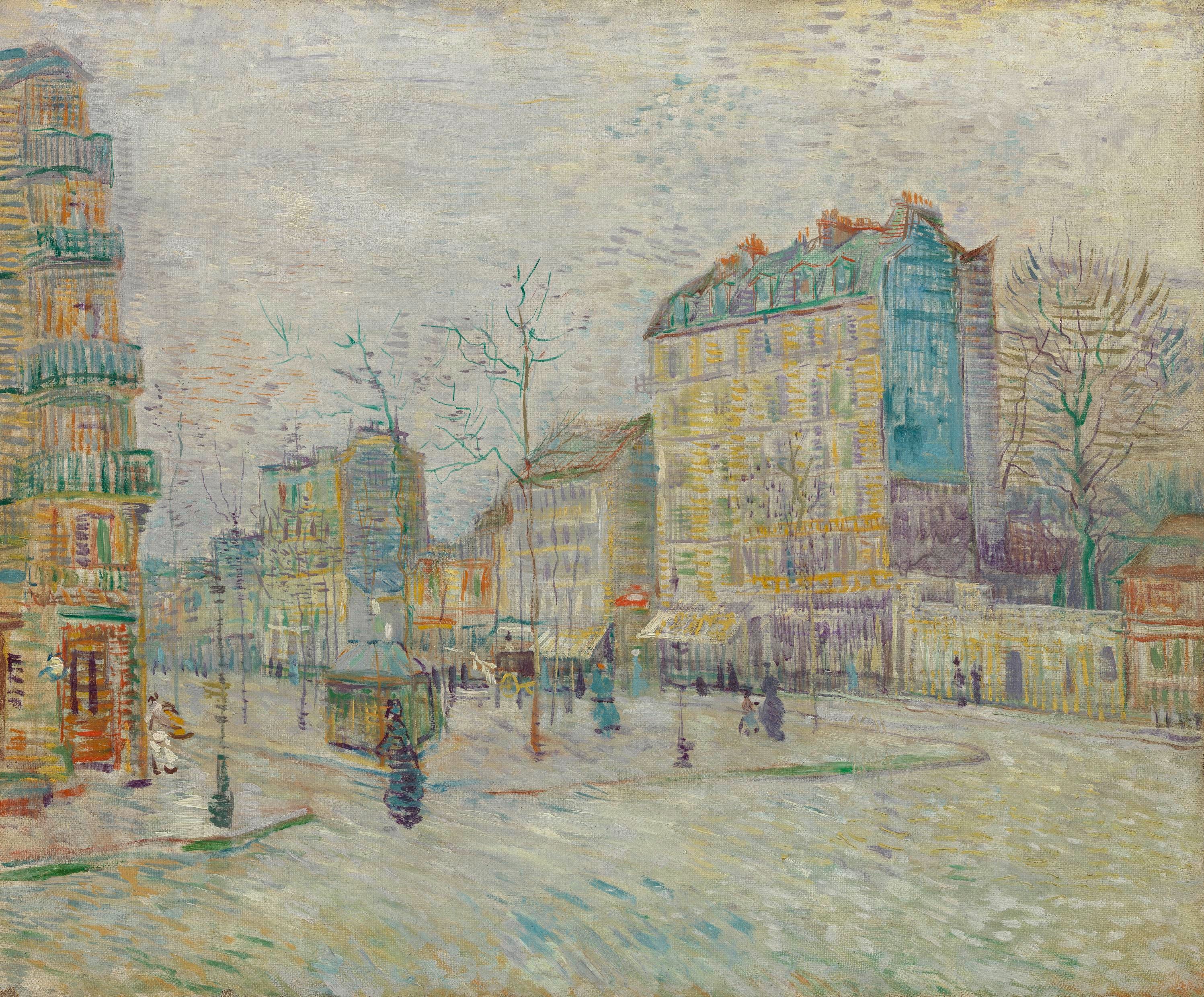 Boulevard de Clichy, 1887, by Vincent van Gogh