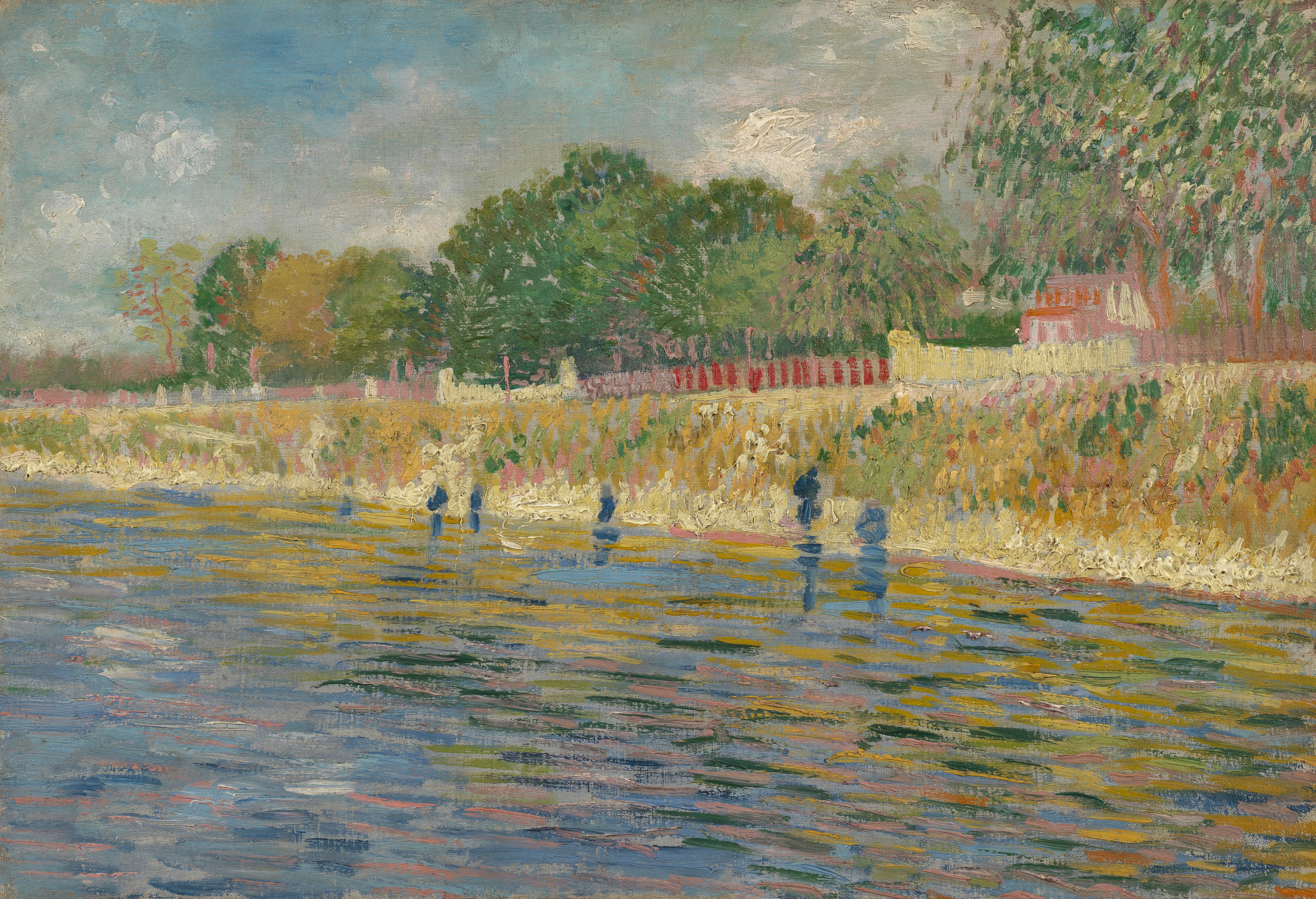 Bank of the Seine, 1887, by Vincent van Gogh