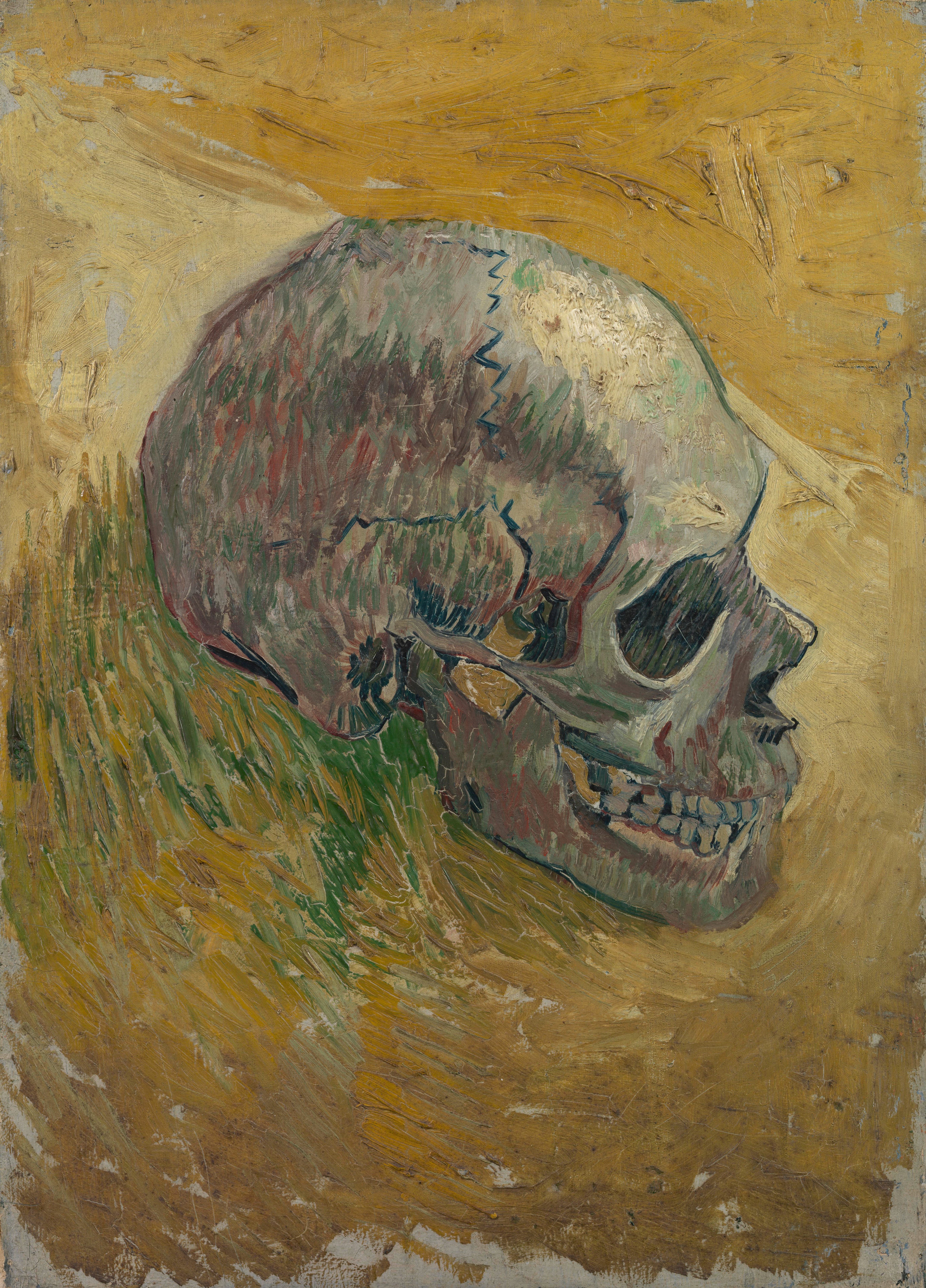 Skull, 1887, by Vincent van Gogh