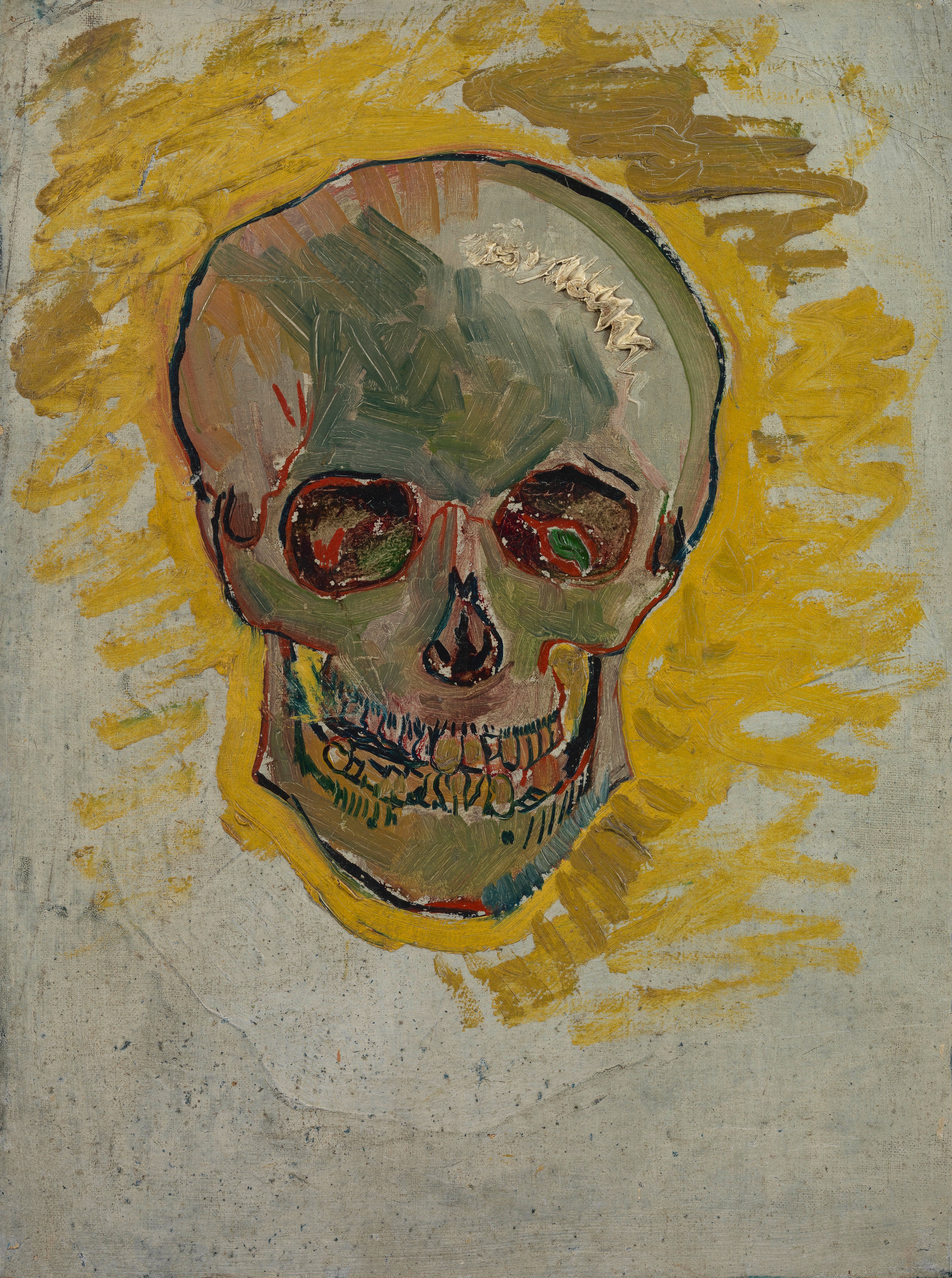 Skull, 1887, by Vincent van Gogh