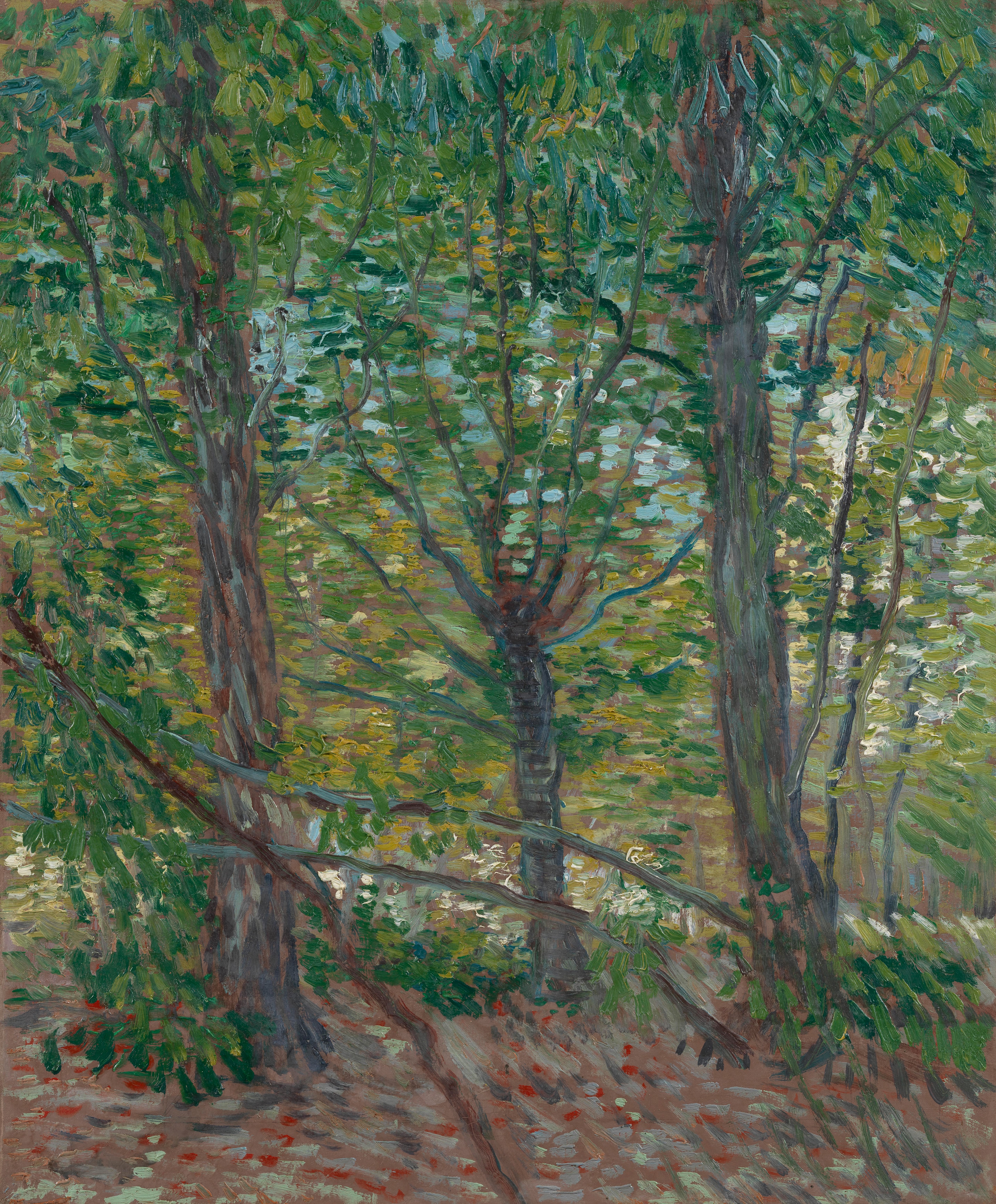 Trees, 1887, by Vincent van Gogh