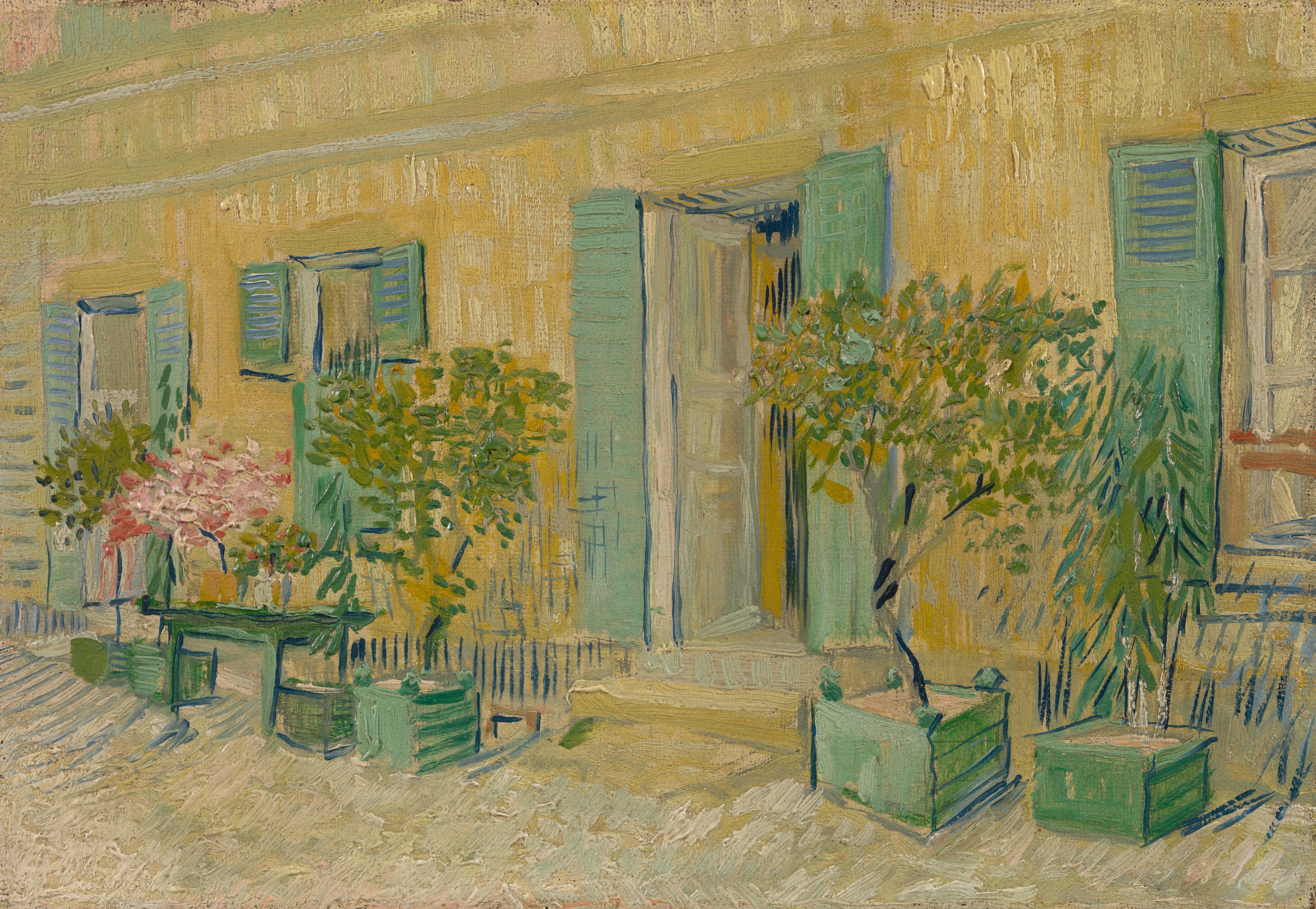Exterior of a Restaurant in Asnières, 1887, by Vincent van Gogh