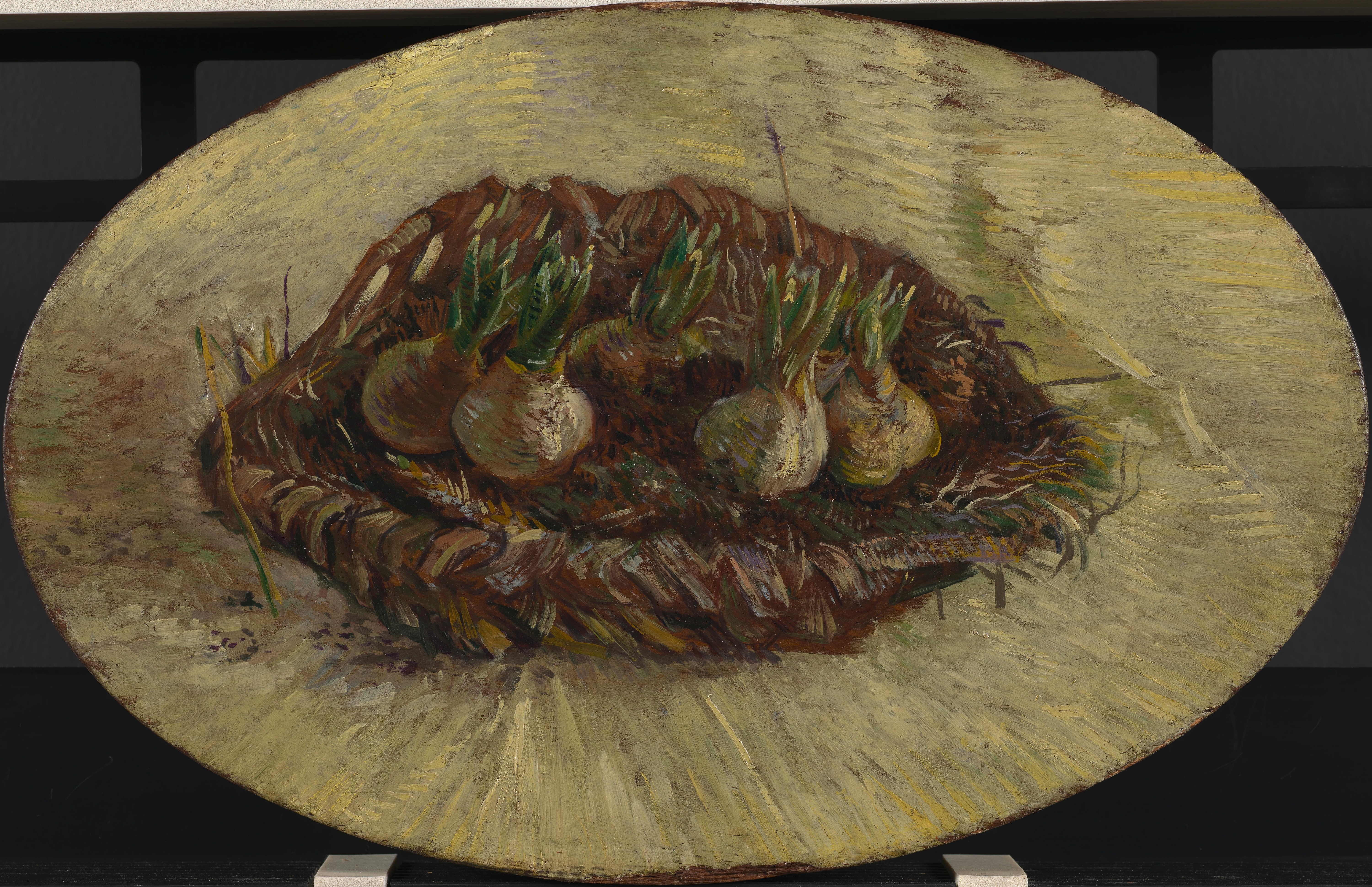Basket of Hyacinth Bulbs, 1887, by Vincent van Gogh