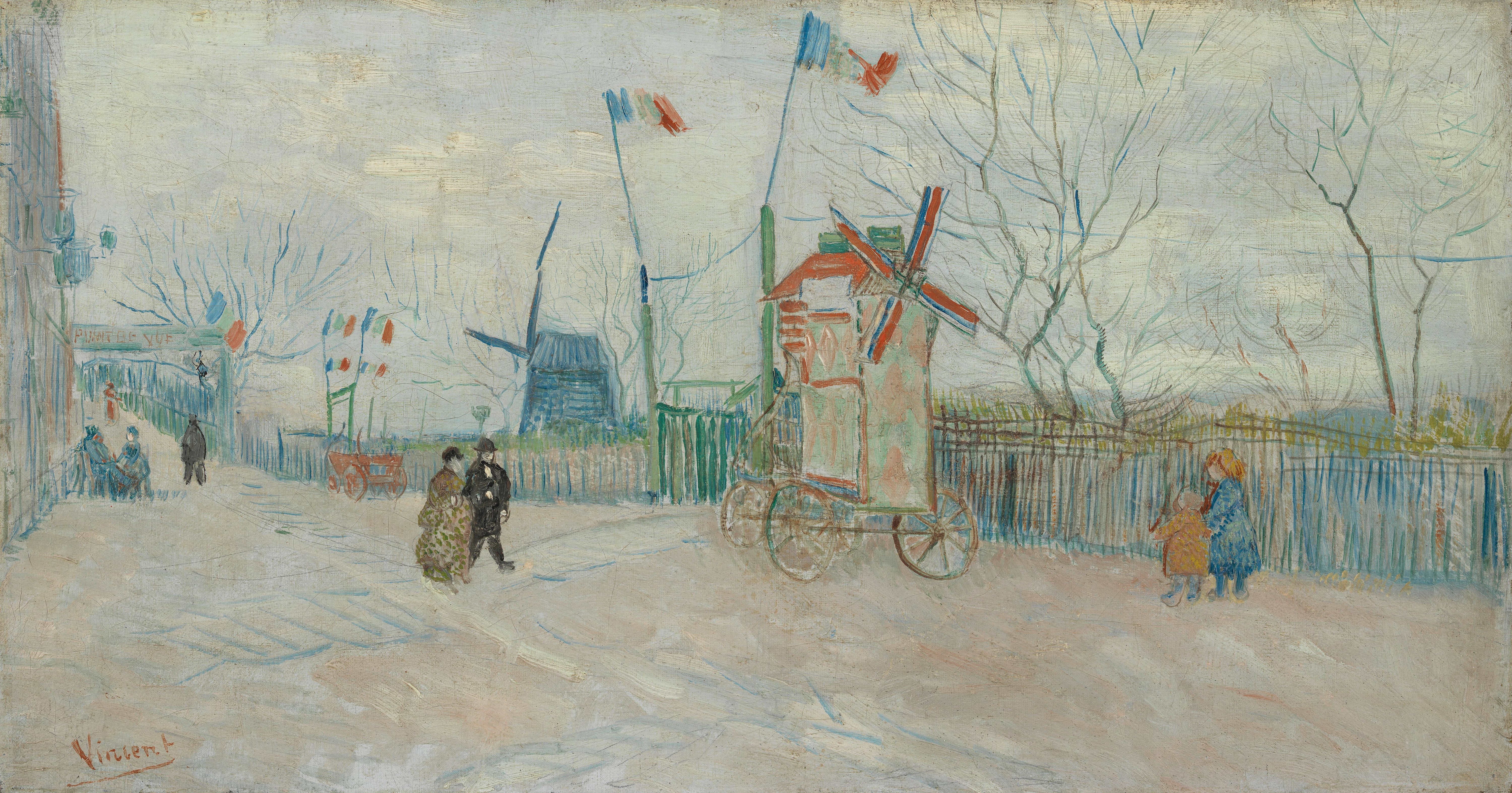 Impasse des Deux Frères, 1887, by Vincent van Gogh