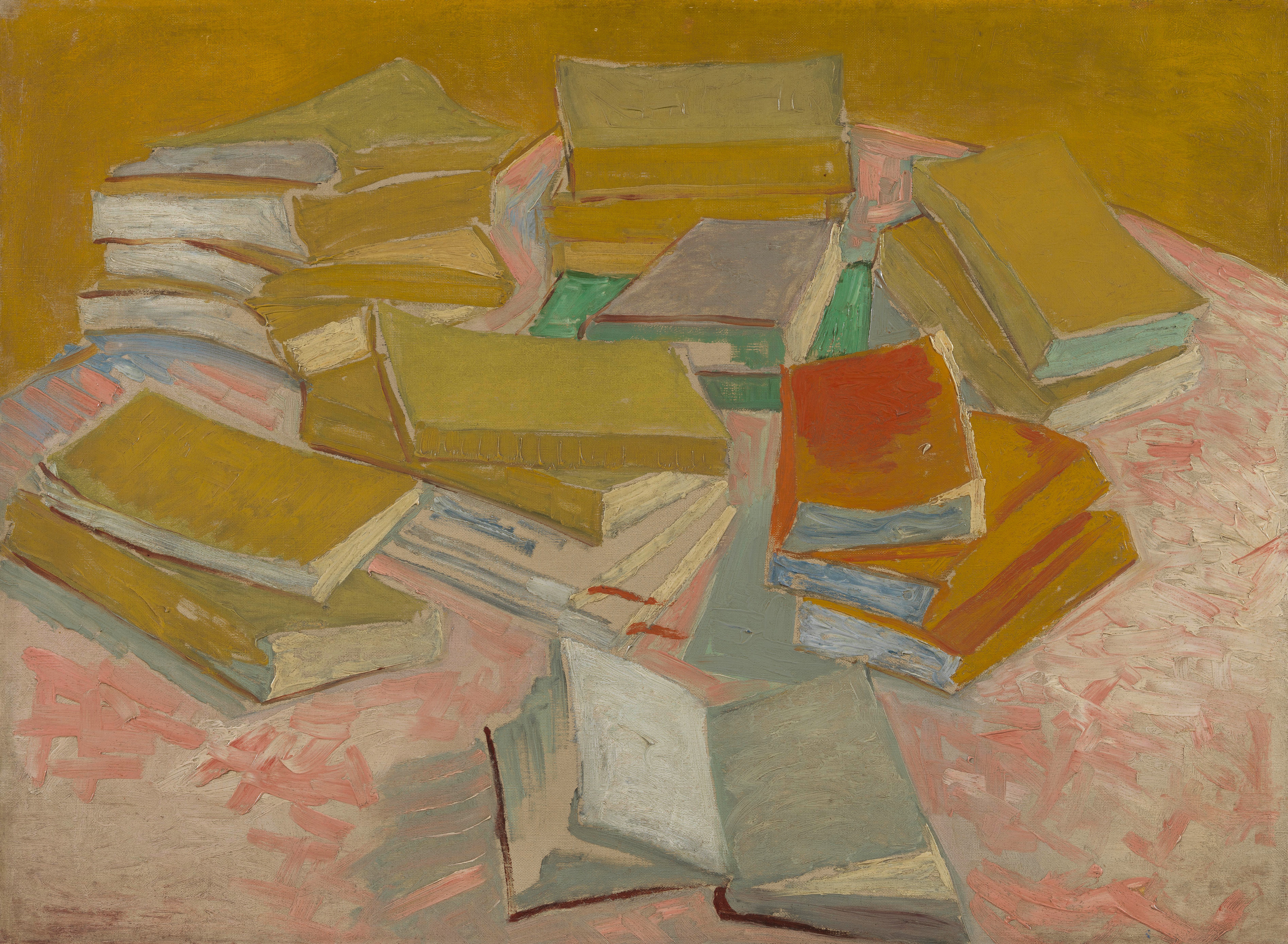 Piles of French Novels, 1887, by Vincent van Gogh