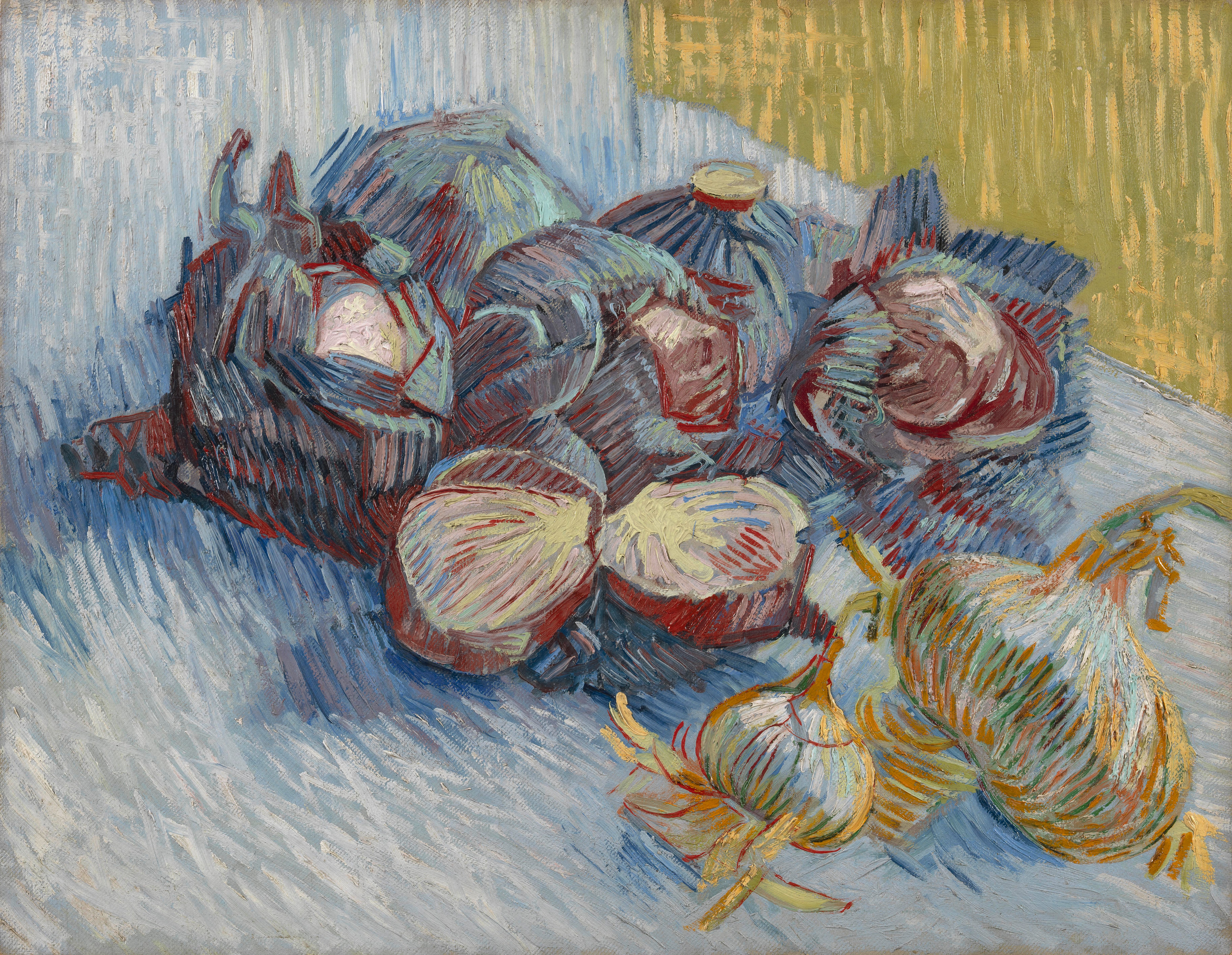 Red Cabbages and Onions, 1887, by Vincent van Gogh