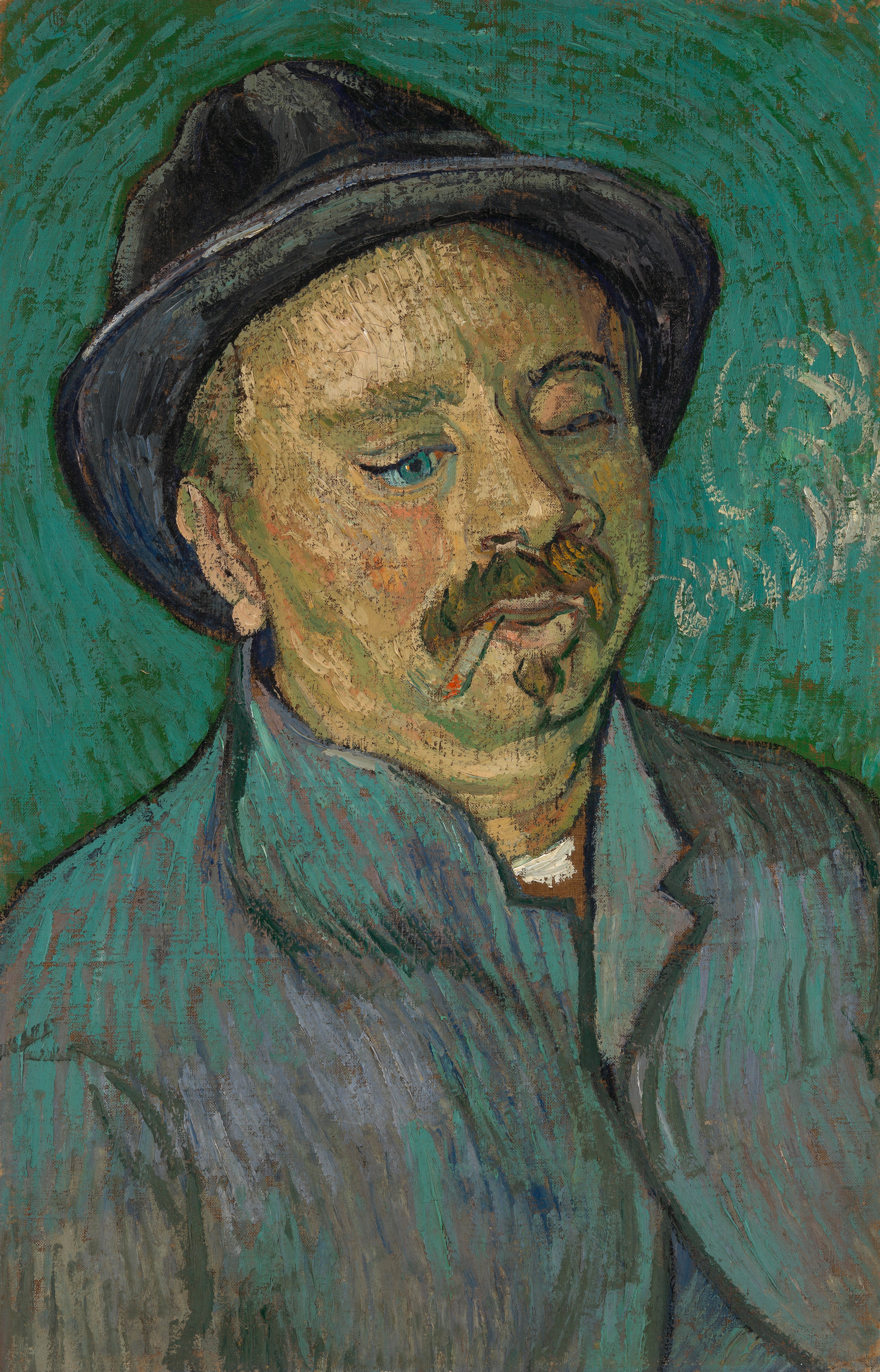 Portrait of a One-Eyed Man, 1889, by Vincent van Gogh