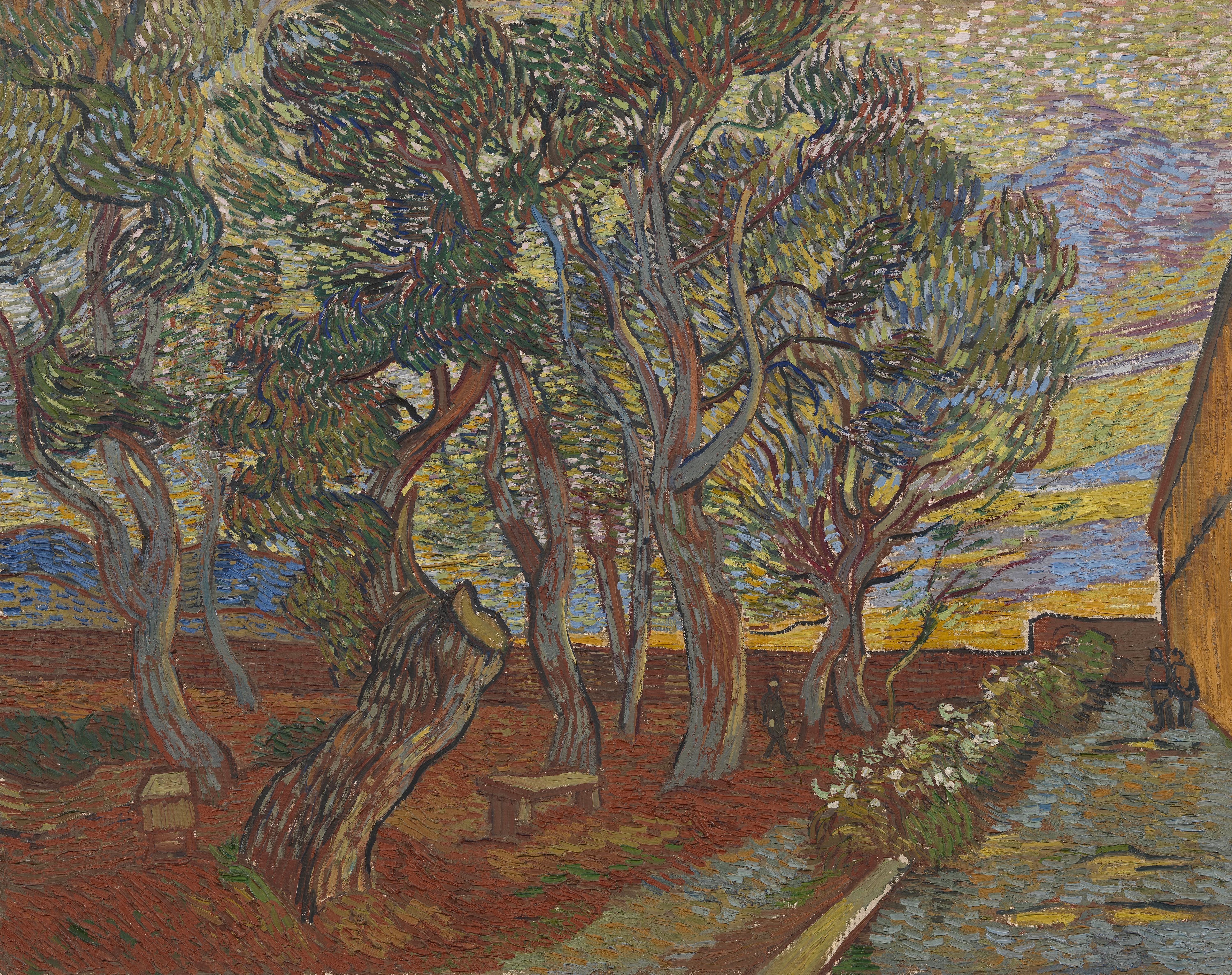 Garden of the Asylum, 1889, by Vincent van Gogh
