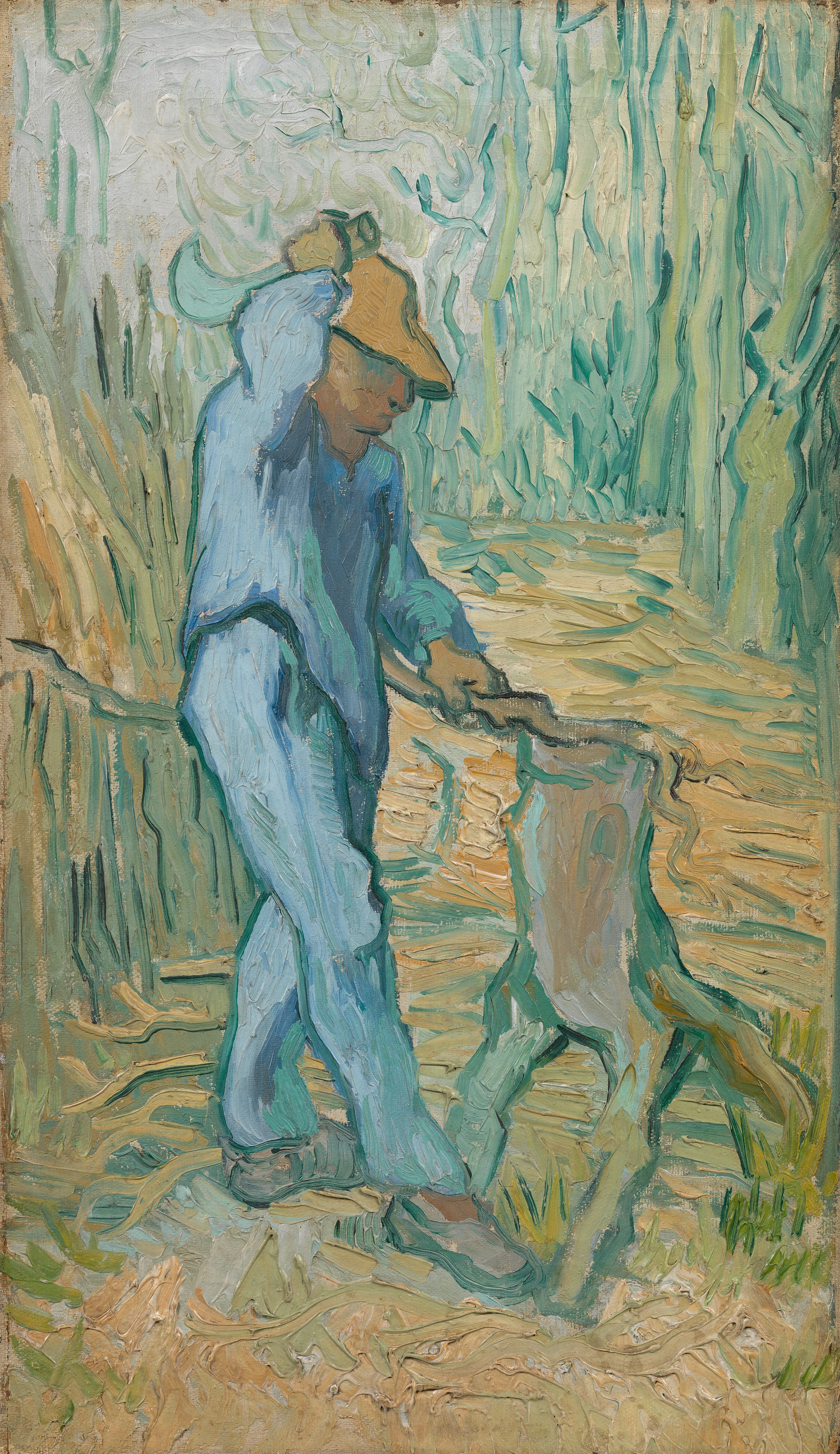 The Woodcutter (after Millet), 1889, by Vincent van Gogh