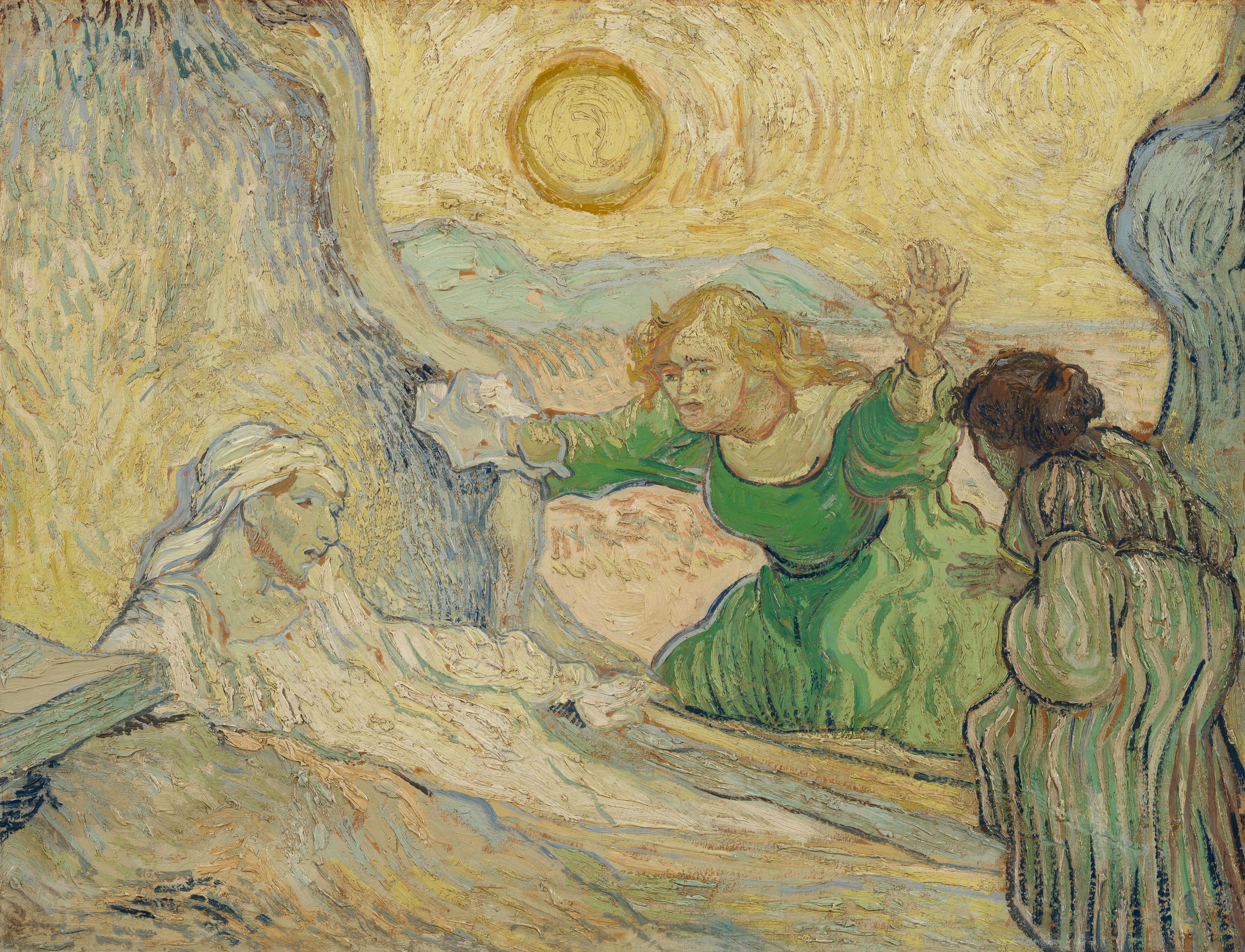 The Raising of Lazarus, 1890, by Vincent van Gogh