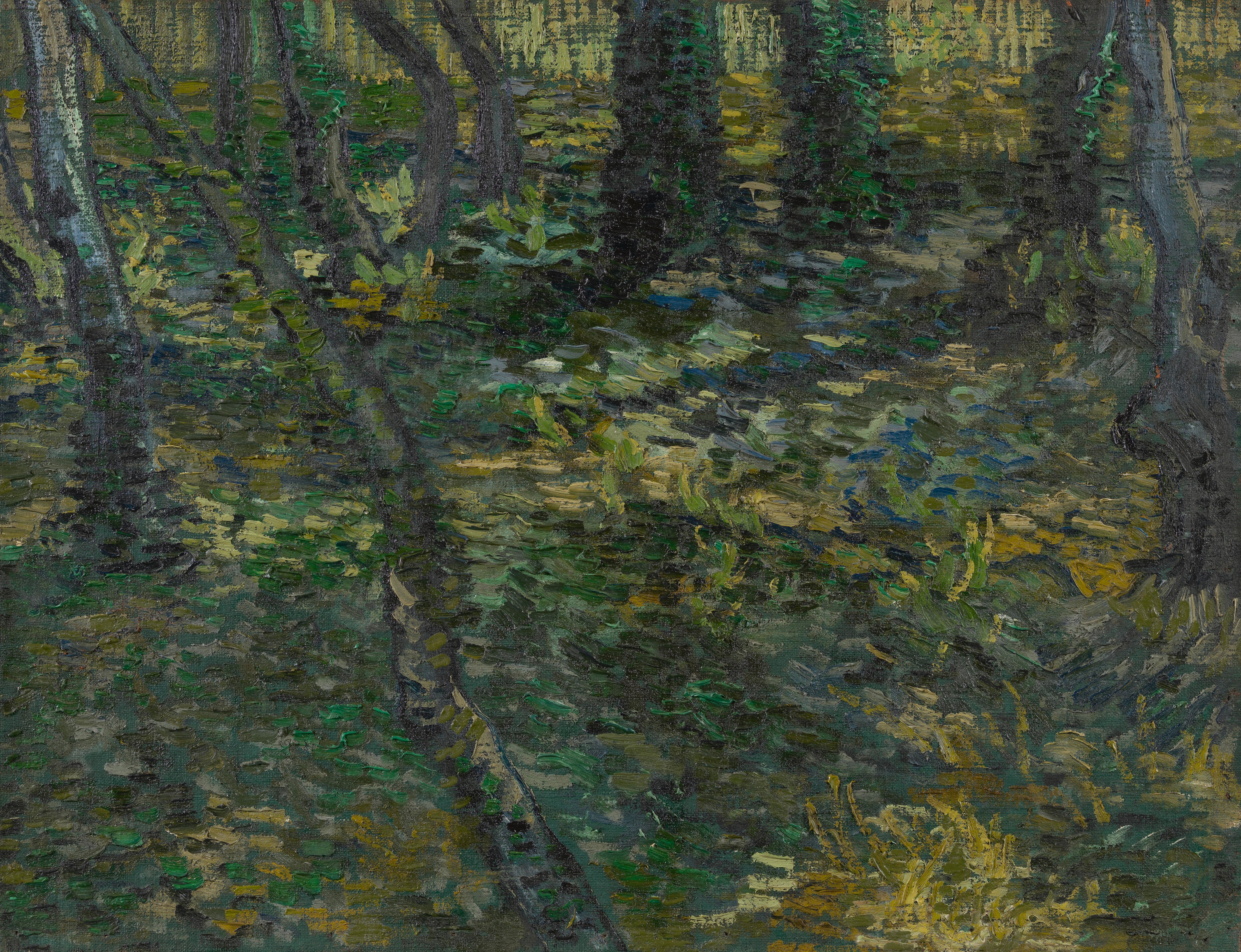 Undergrowth, 1889, by Vincent van Gogh