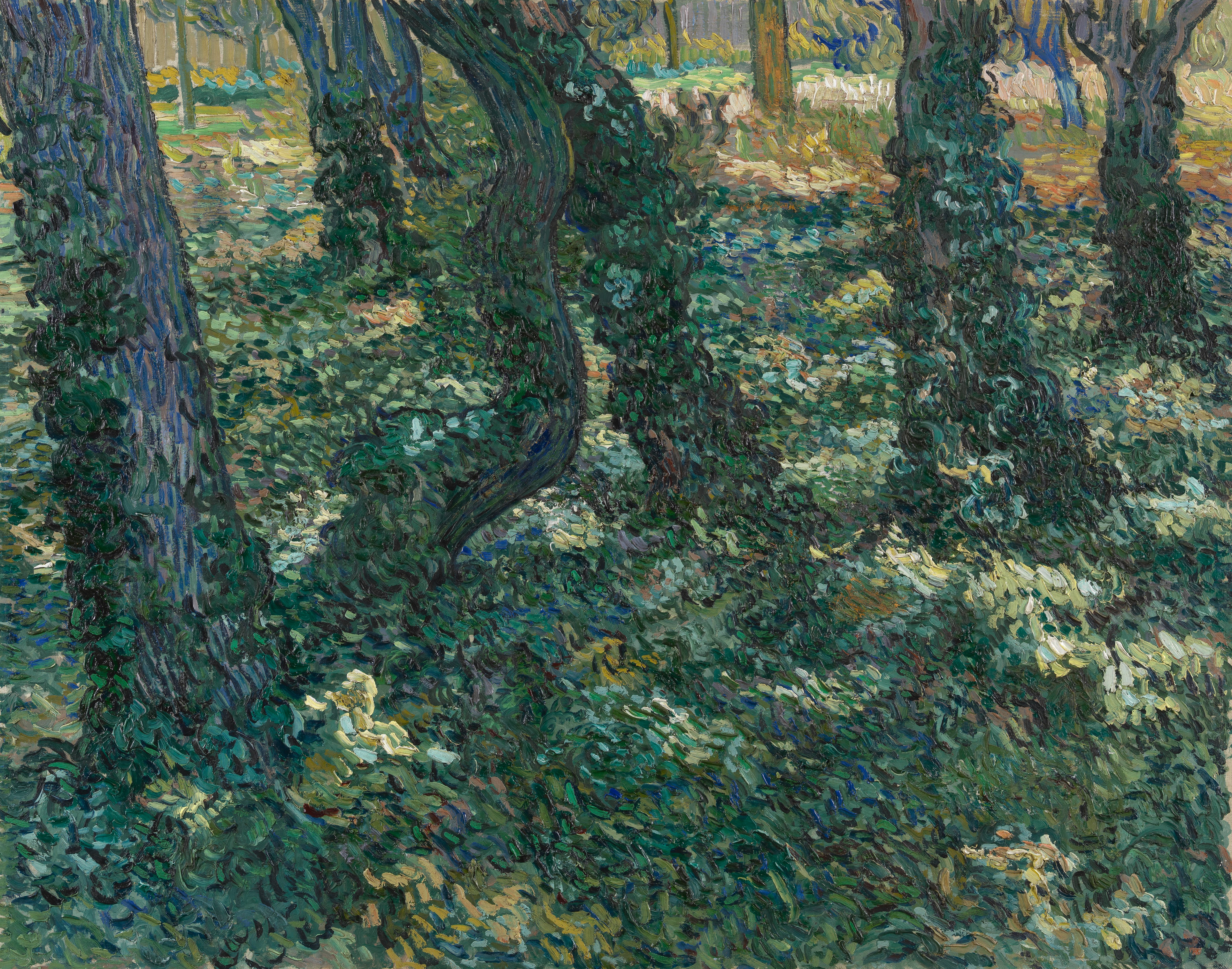Undergrowth, 1889, by Vincent van Gogh