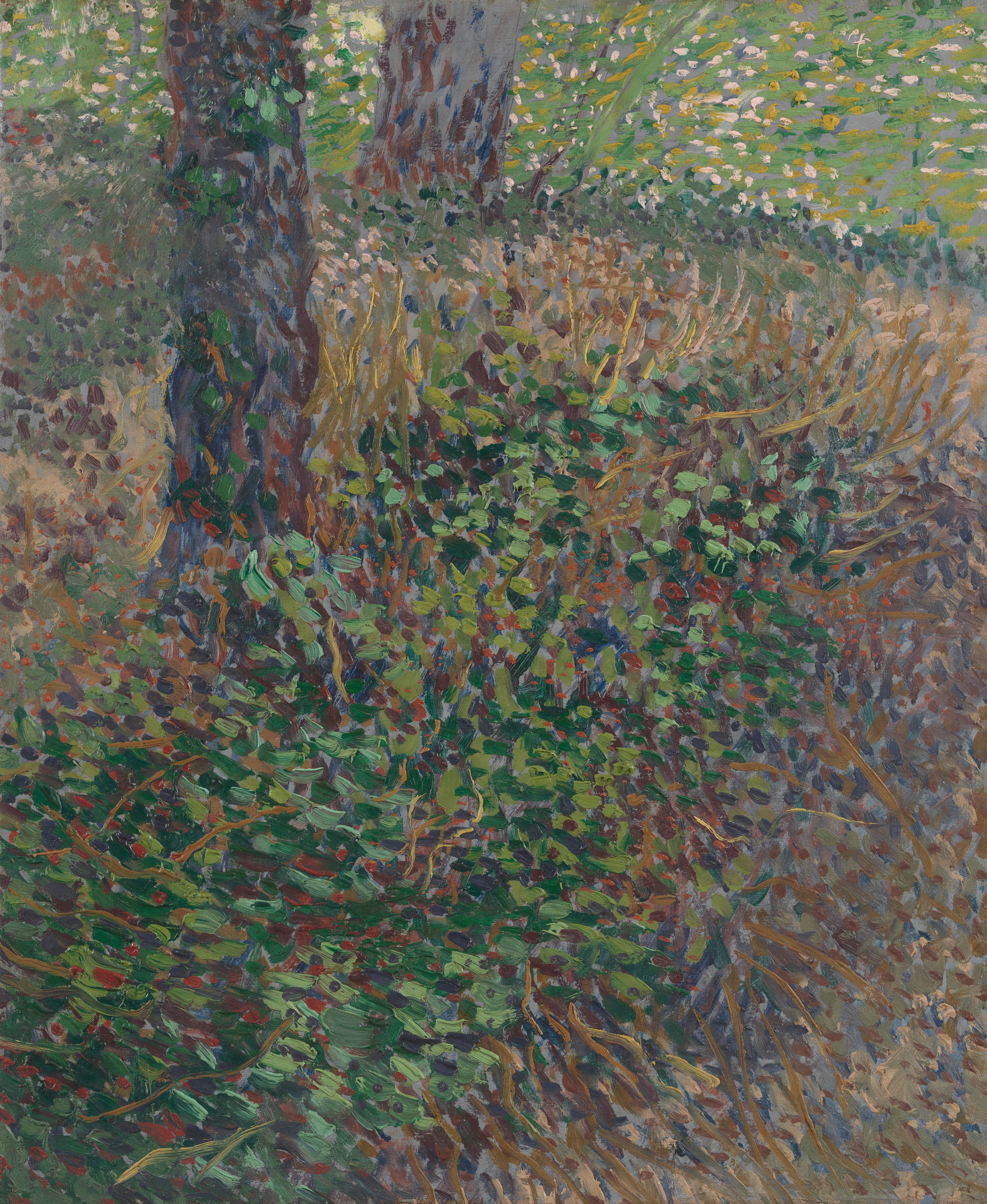 Undergrowth, 1887-07, by Vincent van Gogh