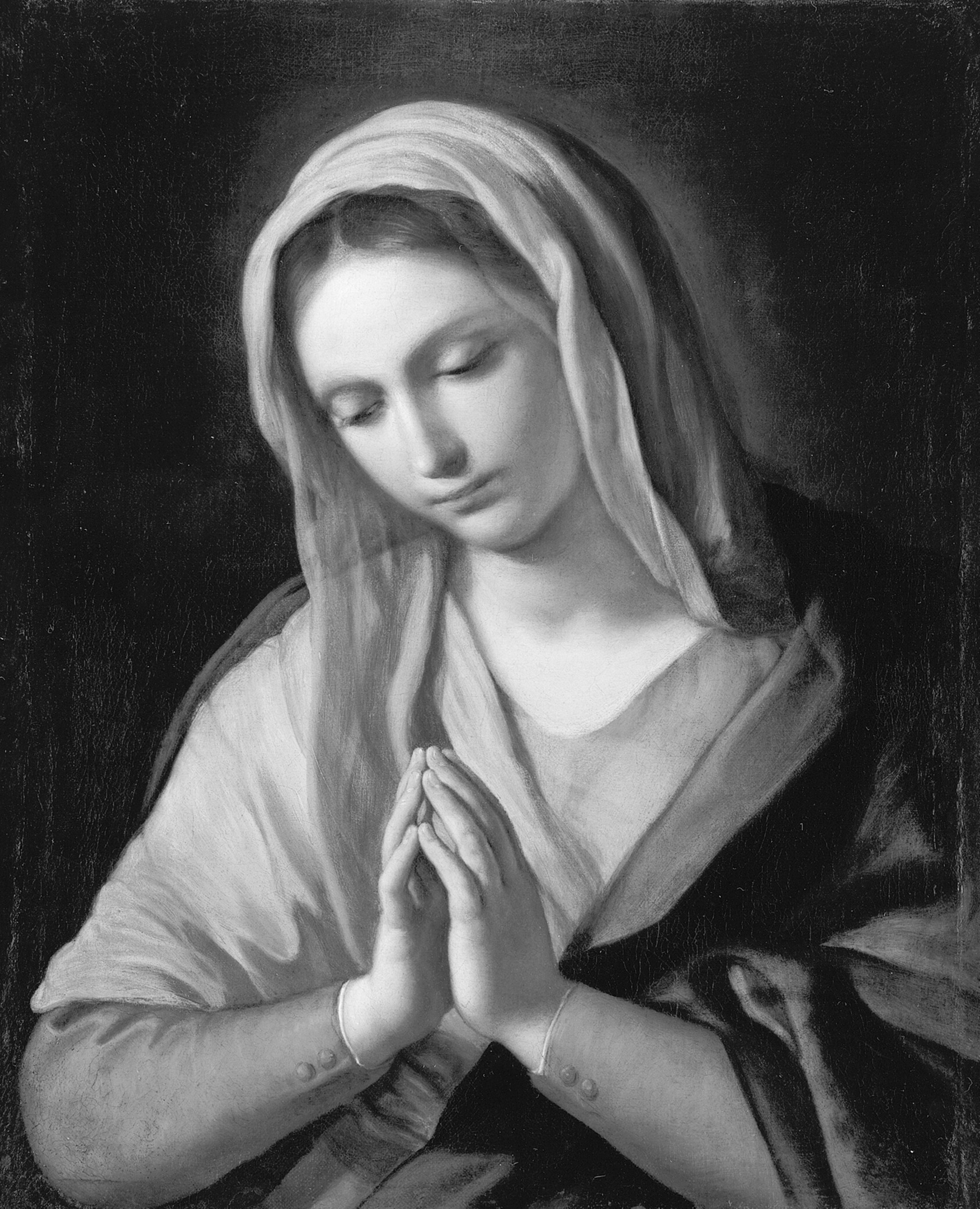 A work made of oil on canvas.