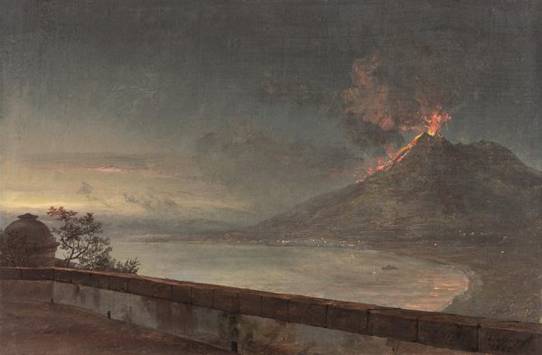 View of Vesuvius from Villa Quisisana by Johan Christian Dahl