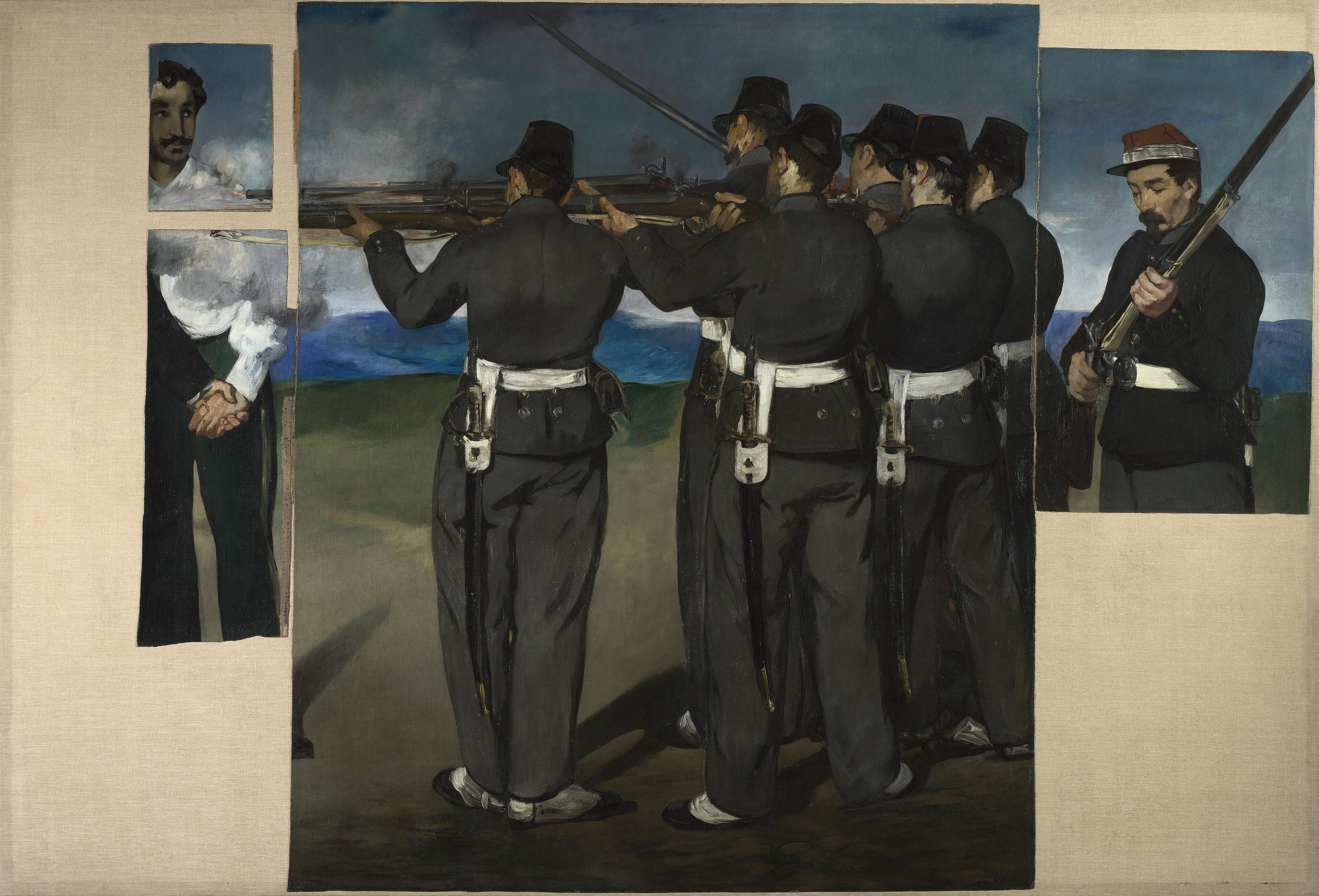 The Execution of Maximilian by Édouard Manet