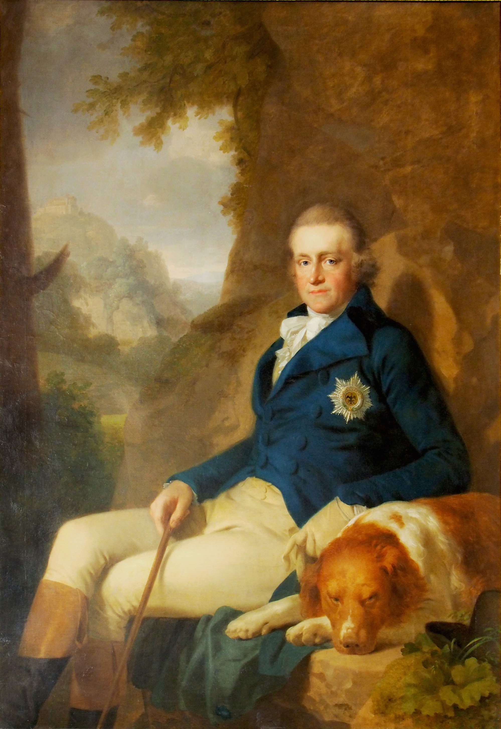 Carl August, Duke of Saxe-Weimar and Eisenach by Johann Friedrich August Tischbein