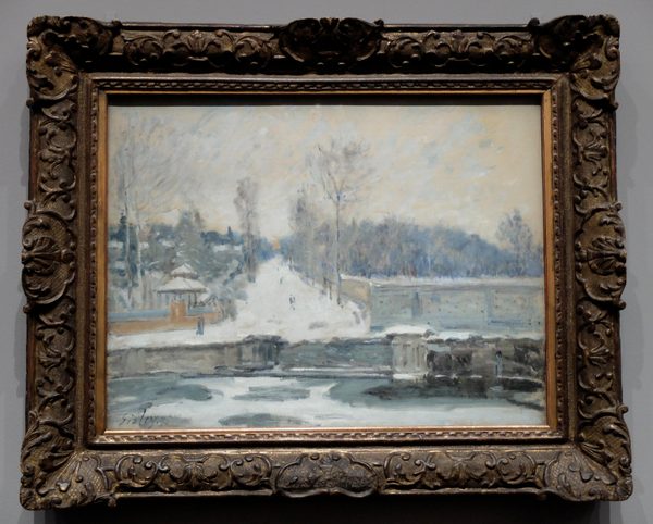 The Watering Place at Marly-le-Roi by Alfred Sisley