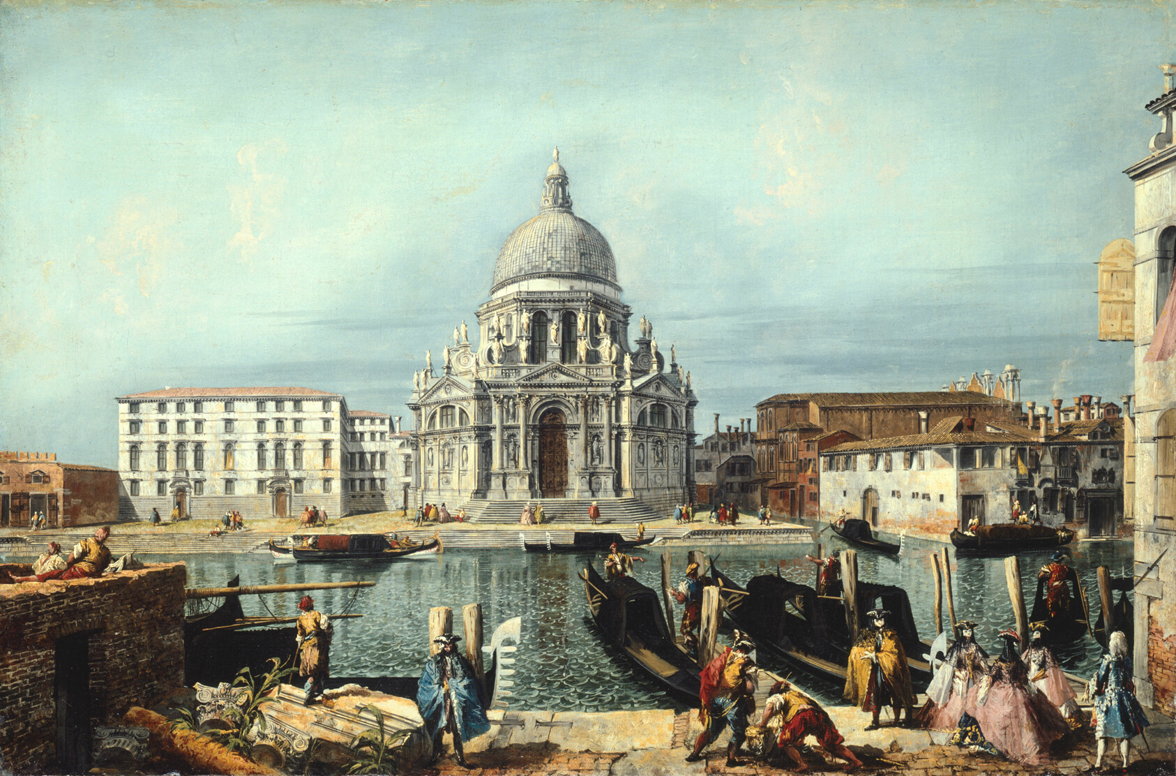 A work made of oil on canvas.