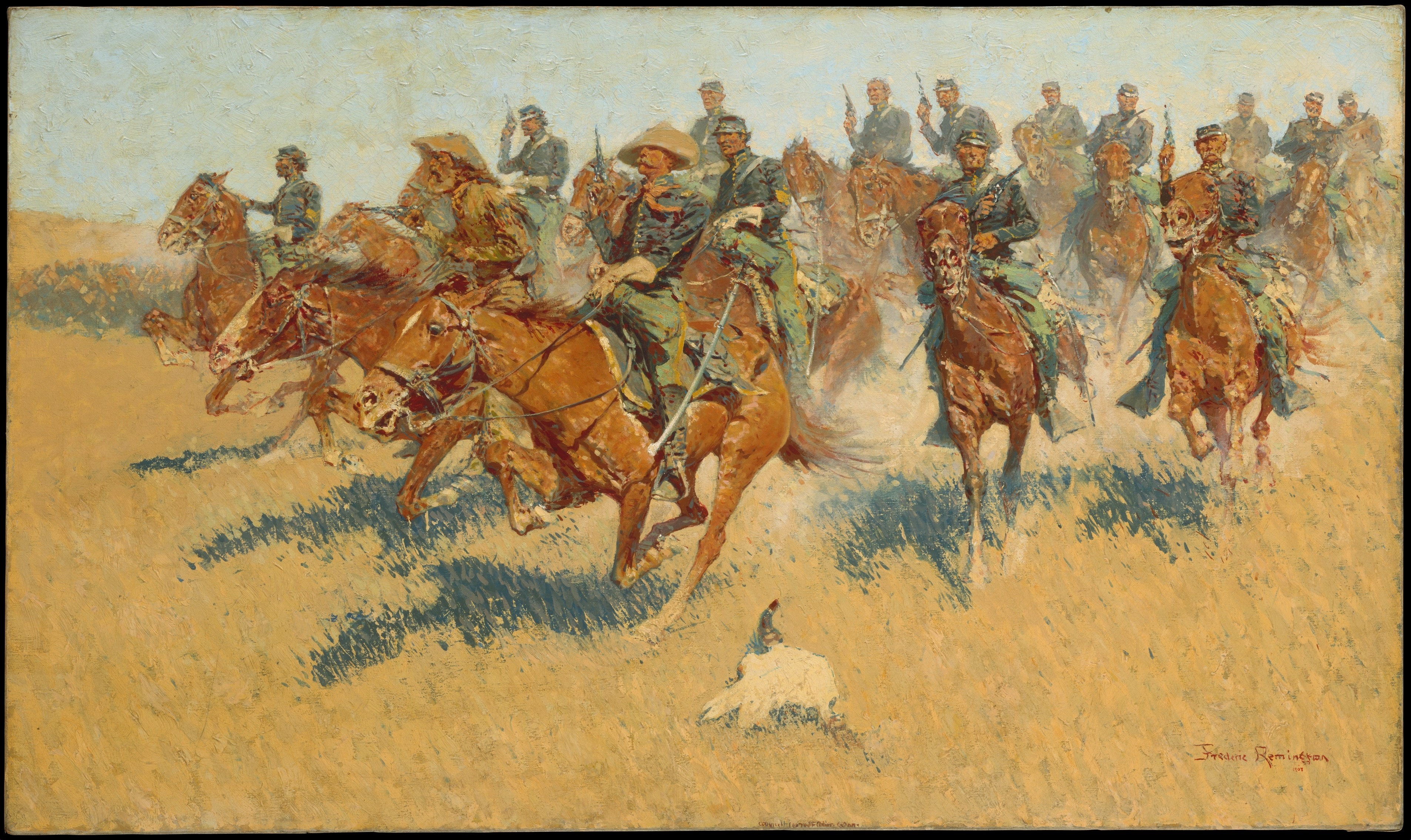 Cavalry Charge on the Southern Plains by Frederic Remington