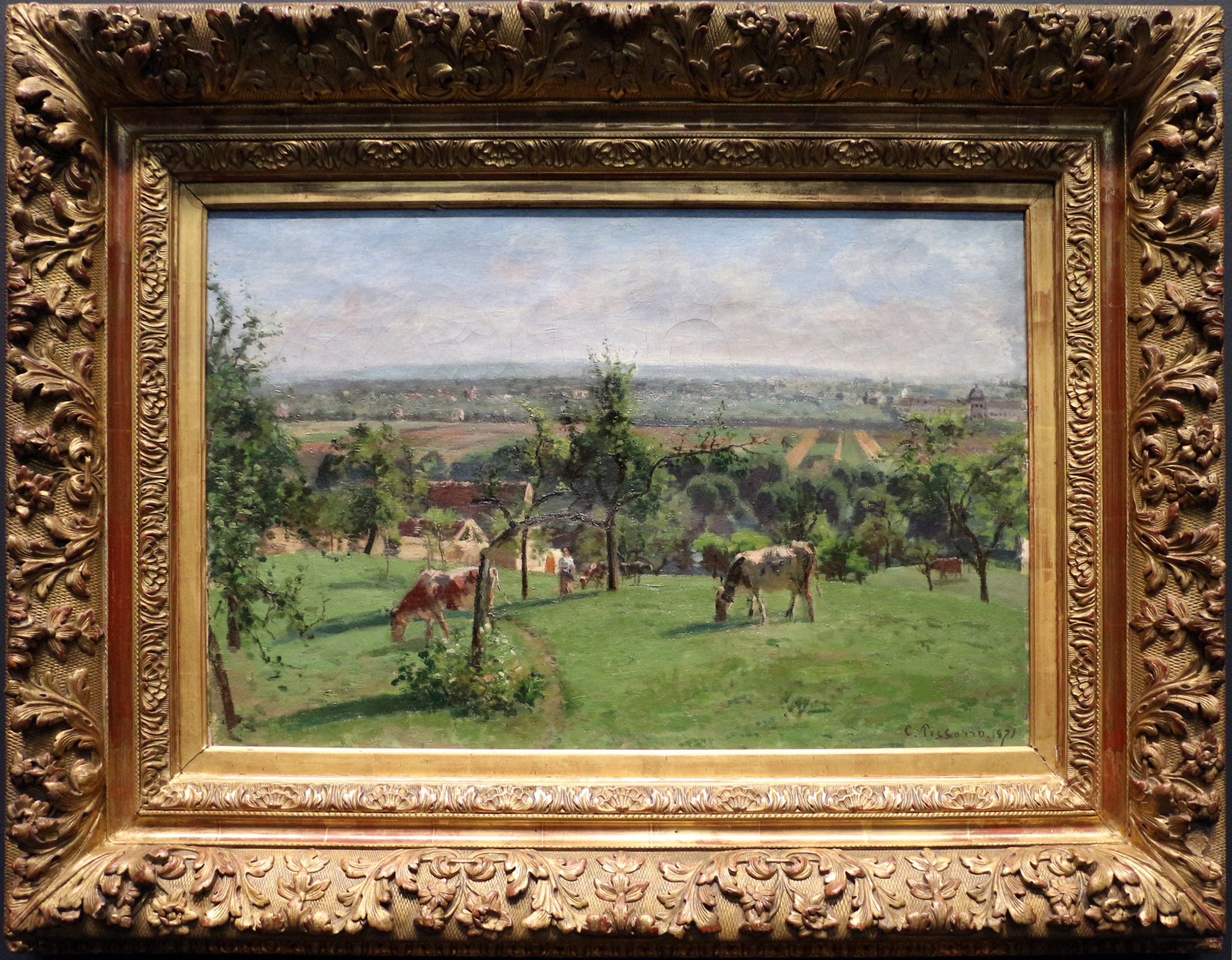 Camille pissarro, il sentiero di prunay, louveciennes (le colline di vésinet), 1871 by Sailko