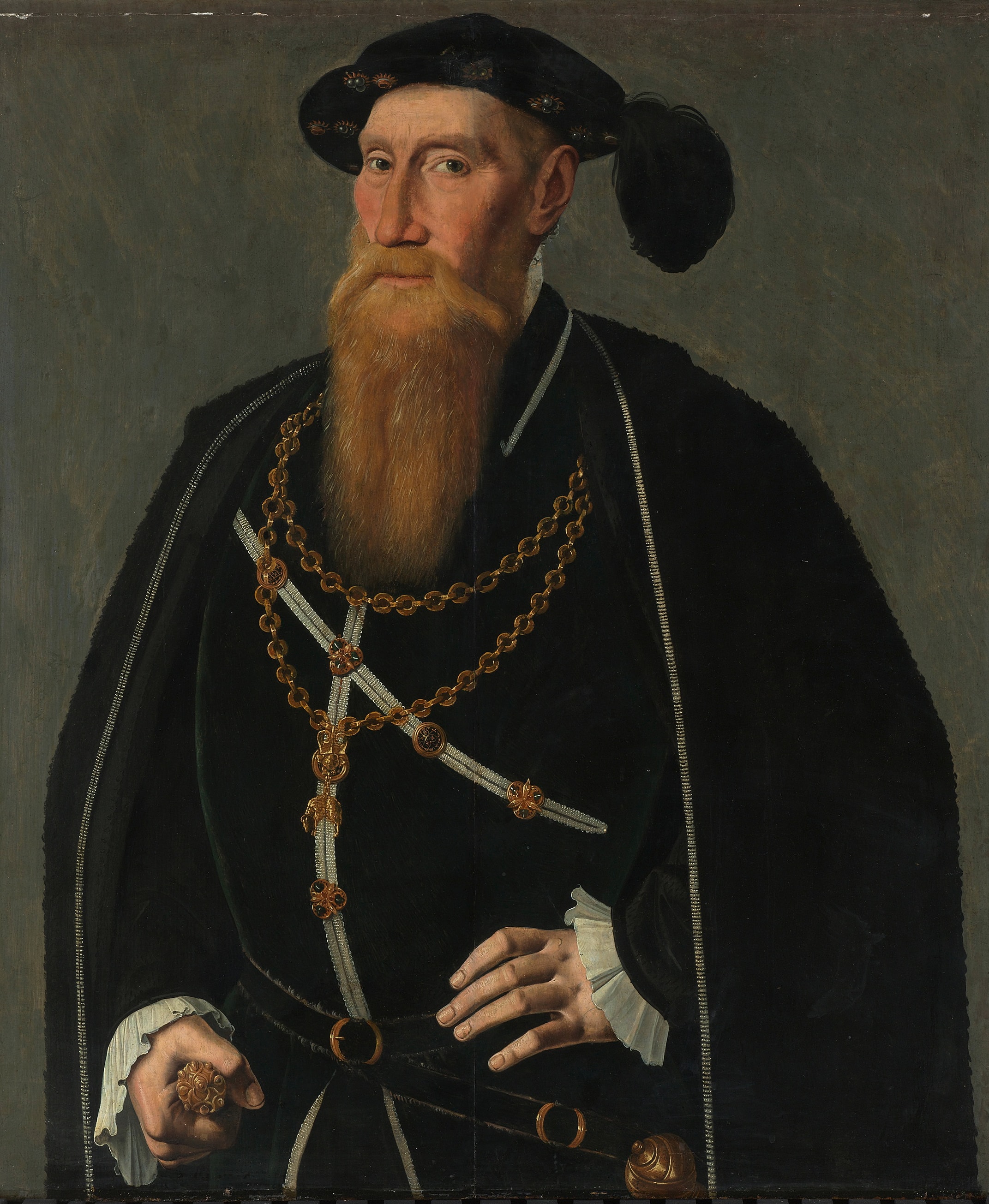 Portrait of Reinoud III of Brederode by Jan van Scorel