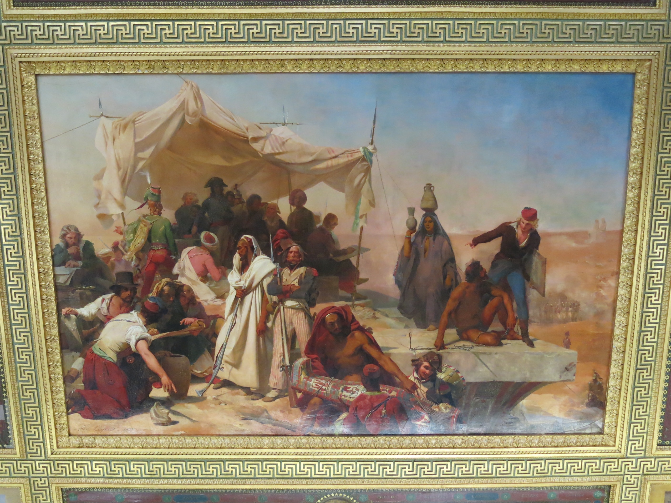 The 1798 Egyptian Expedition Under the Command of Bonaparte by Léon Cogniet