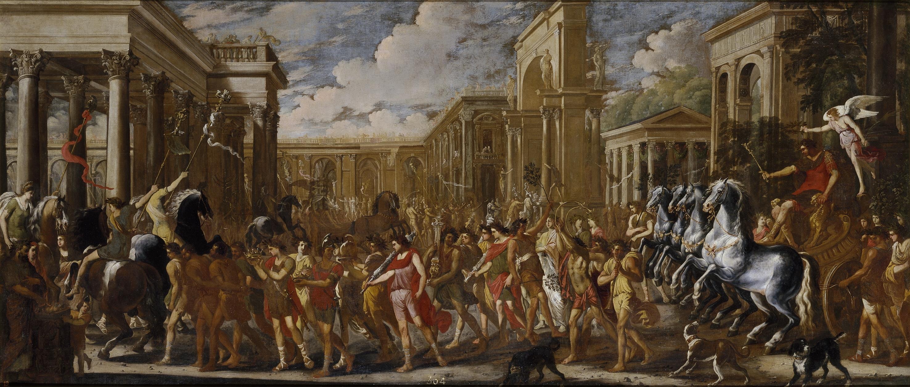 Triumphal Entry of Vespasian in Rome by Viviano Codazzi