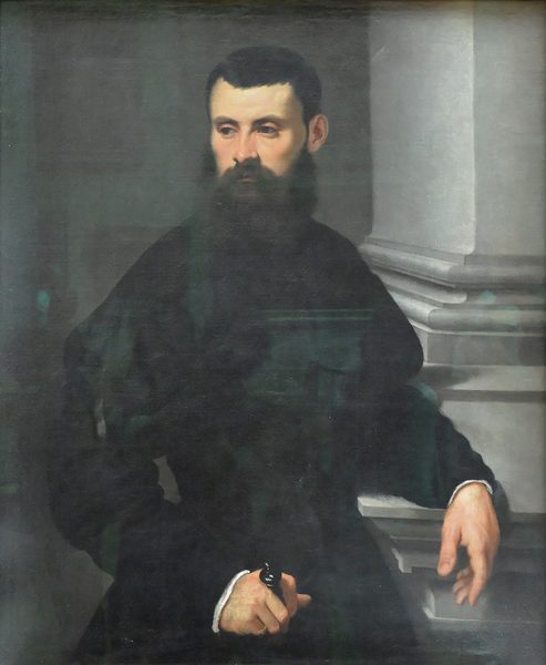 Portrait d'un gentilhomme, la main sur l'épée by Jacopo Tintoretto